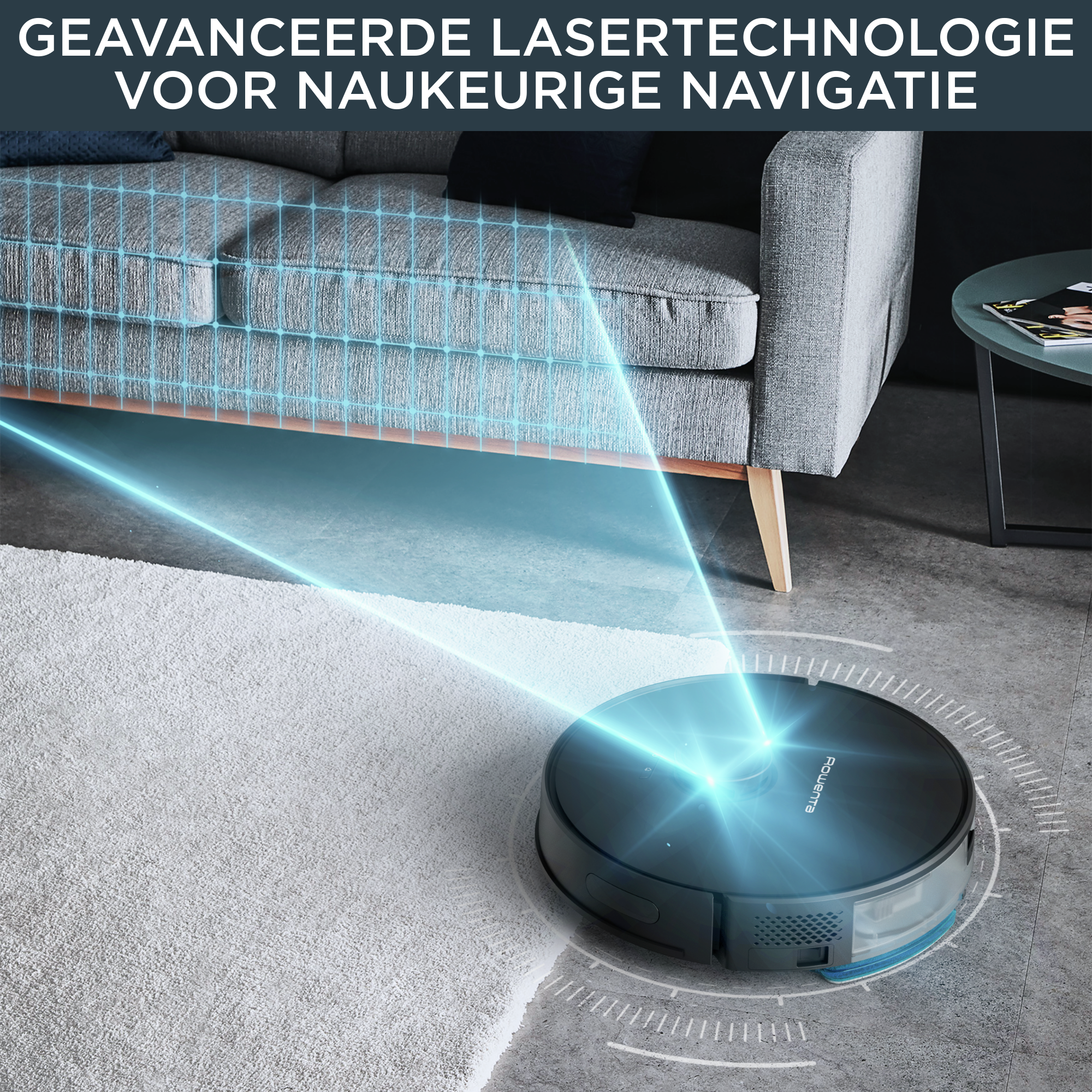 X-Plorer Serie 75S+ RR8585 Robotstofzuiger met automatisch leegstation - 2.700Pa - Technologie: Camera + Laser