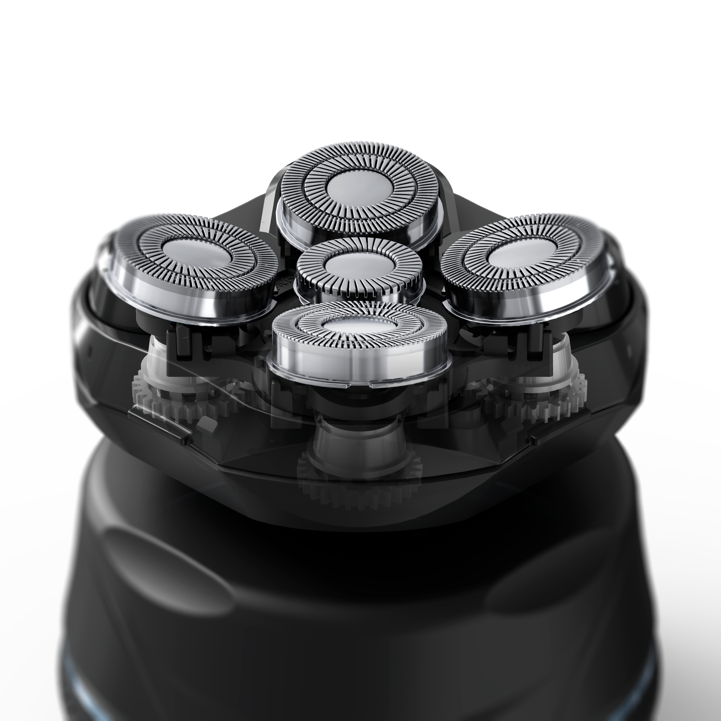 GentleBald TN3110E0 Rasoir de tête - 5&nbsp;têtes de rasage - Lames avec revêtement en titane 