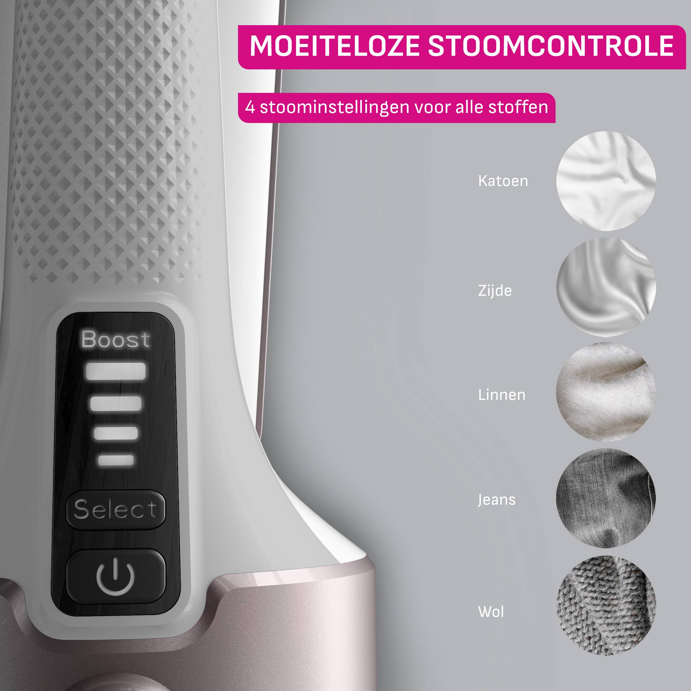 Pure Force 2-in-1 DT8720 - Stoomt en strijkt - 1.800W