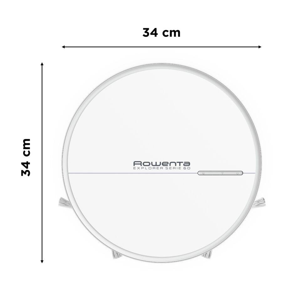 X-Plorer Serie 60 RR7447 Aspirateur robot - 2.300Pa - Technologie : Gyroscope