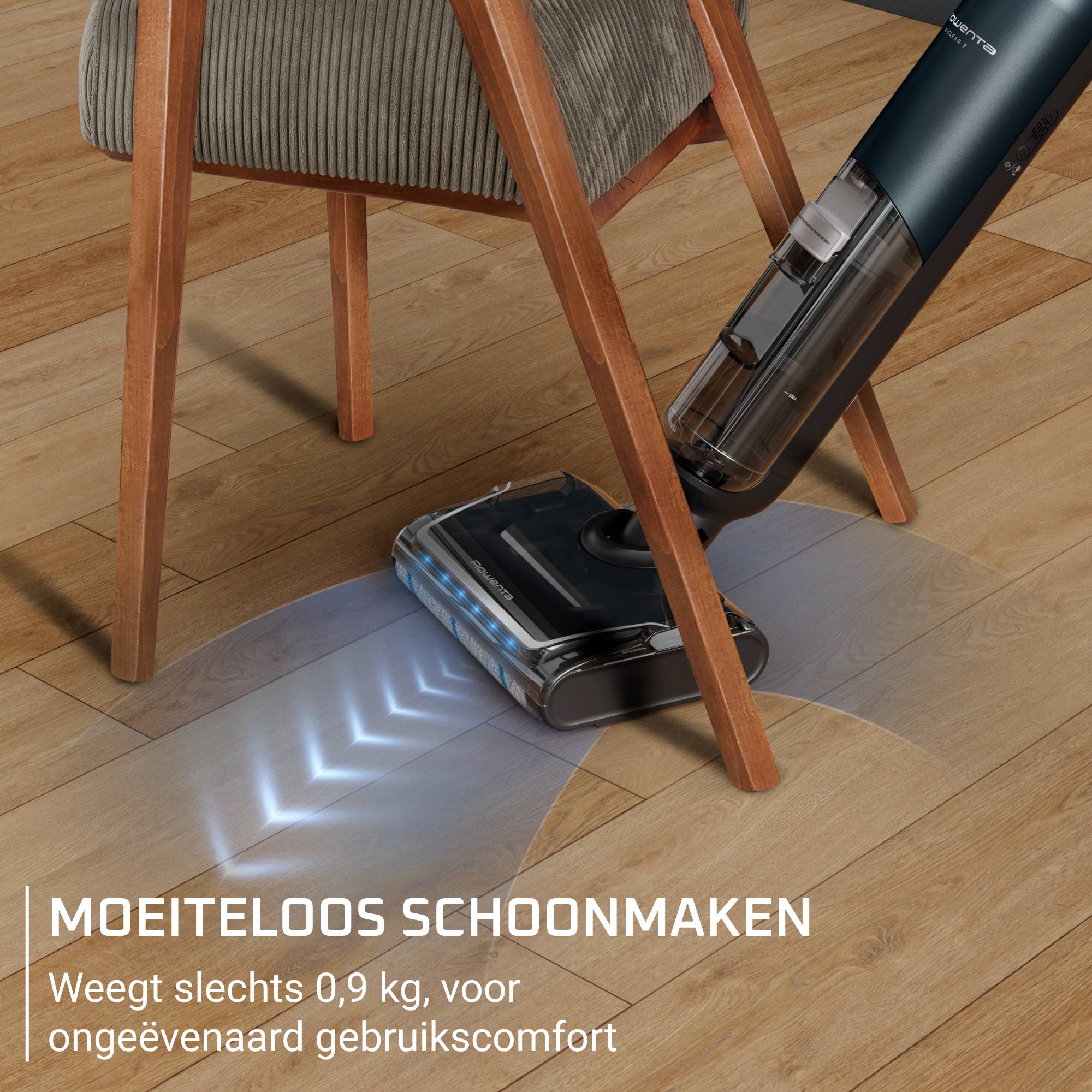 X-Clean 7 GZ5735E0 2-in-1 Vloerreiniger & Stofzuiger - 50 min autonomie - Automatische reiniging van borstel