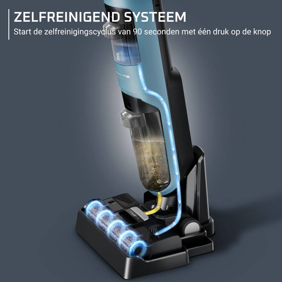 X-Clean 2 GZ2271E0  2-in-1 Vloerreiniger & Stofzuiger - 35 min autonomie - Automatische reiniging van borstel 