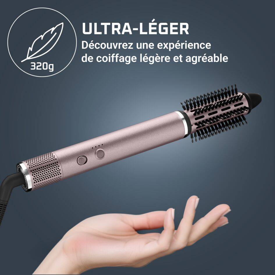 Air Nano UB9B20E0 Brosse soufflante multistyler - 3 niveau de vitesses/températures - Léger et Compact