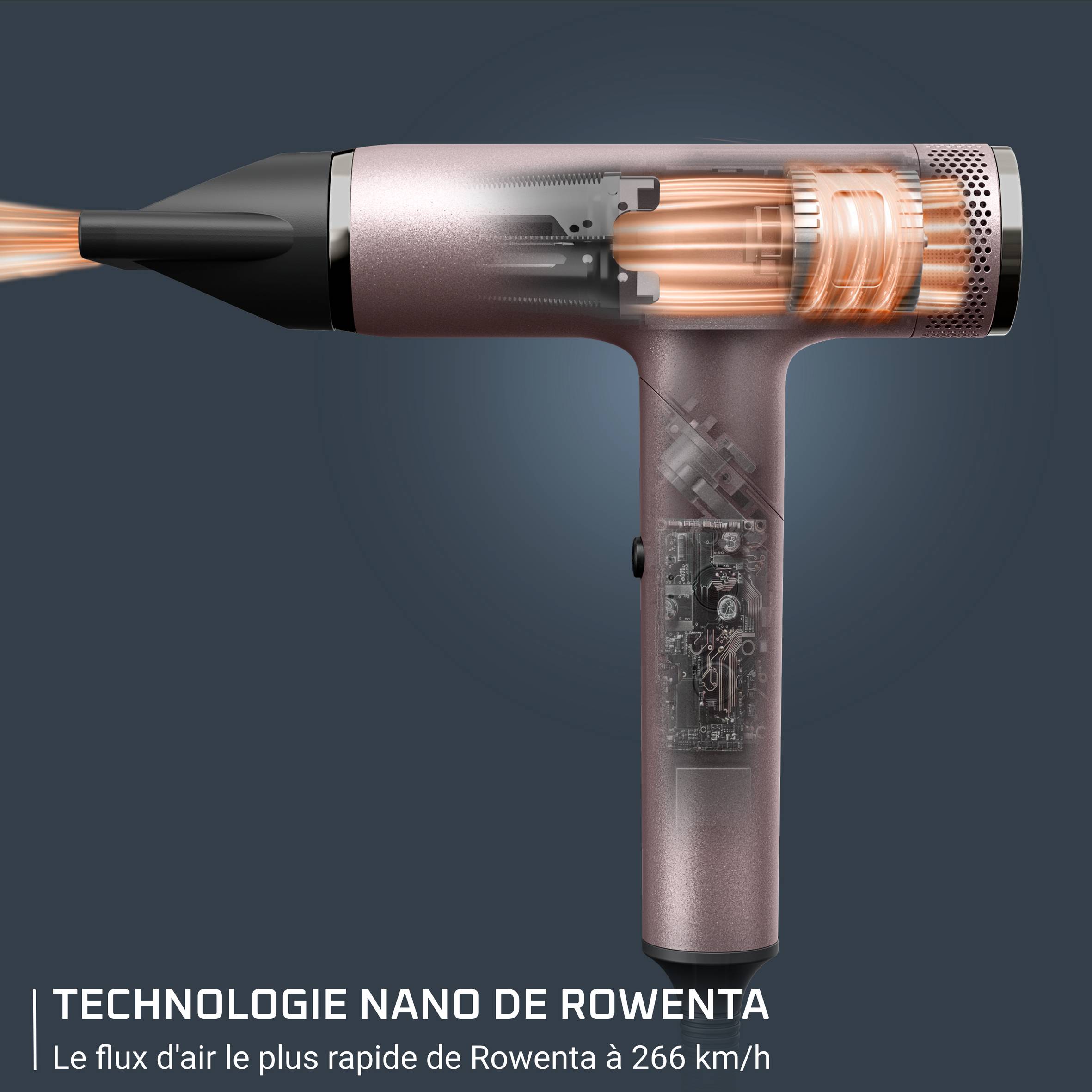 Maestria Nano Pliable HY8530E0 Sèche cheveux - 1.700W - Moteur BLDC