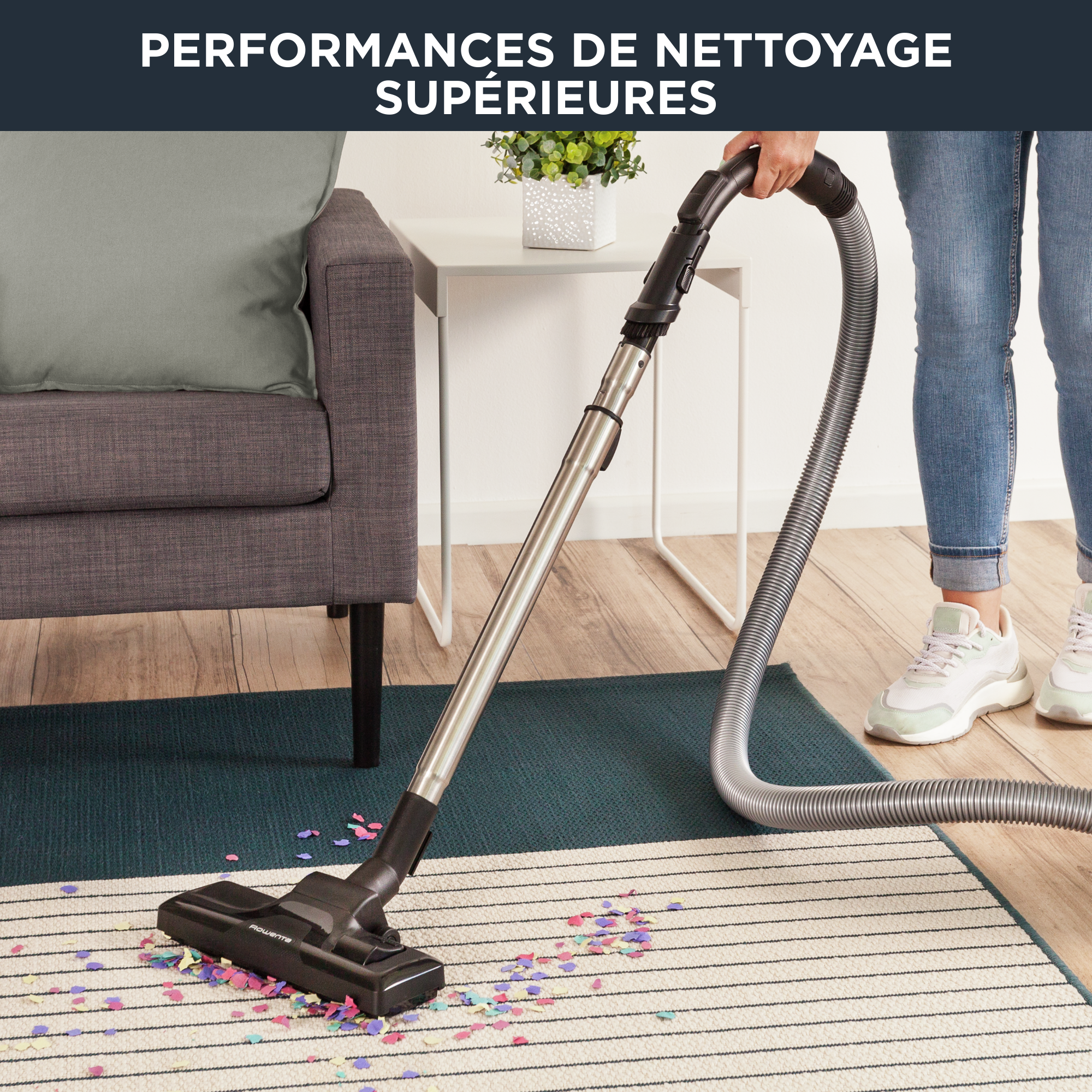 Compact Power XXL RO4853 Aspirateur sans sac XXL - 550W + 3 accessoires