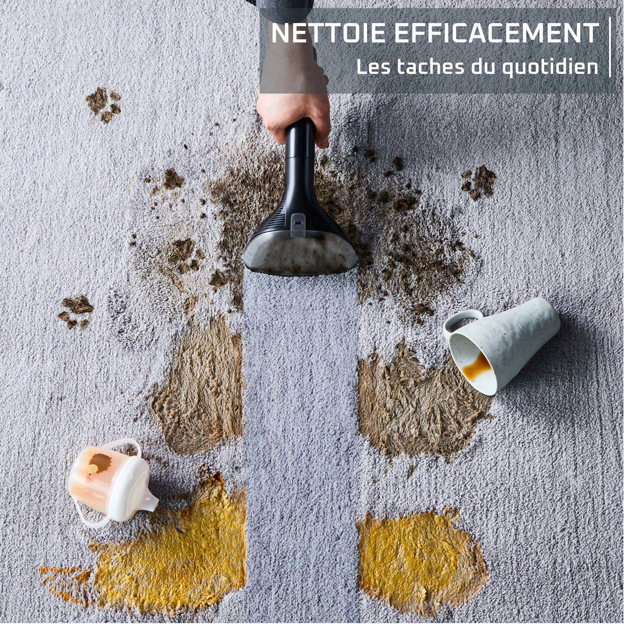 Clean It IN5020 Nettoyeur de tapis et tissu - Shampouineuse - 7 accessoires