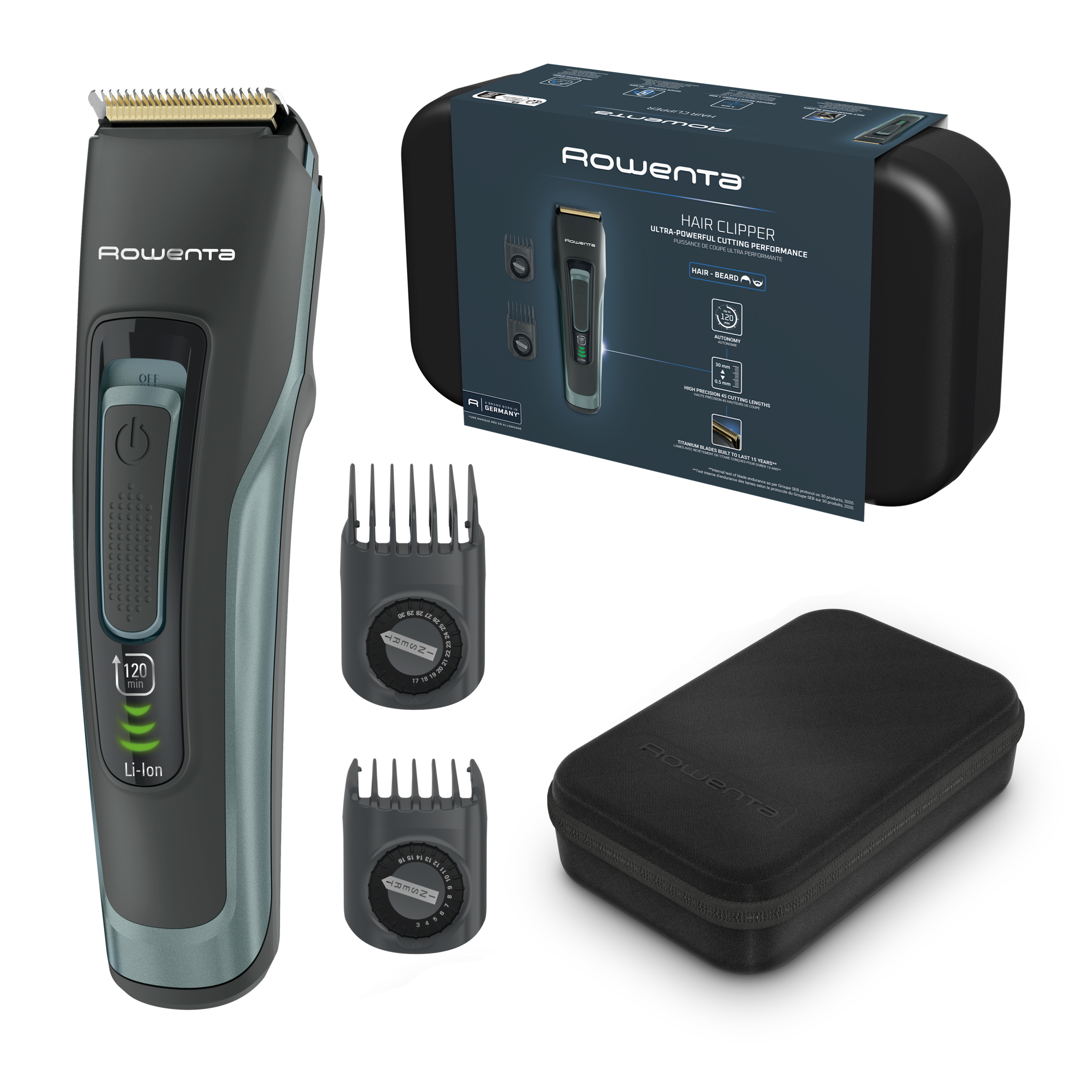 Advancer TN5224E0 Tondeuse cheveux et barbe pour homme - Lames auto-affûtées