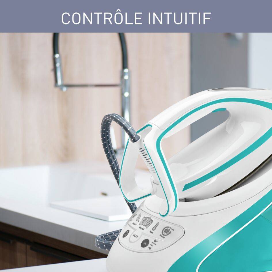 RECONDITIONNE - Pro Express Ultimate GV9568 Centrale vapeur - 7,2 bars - Pressing 480 g/min - 5 préréglages