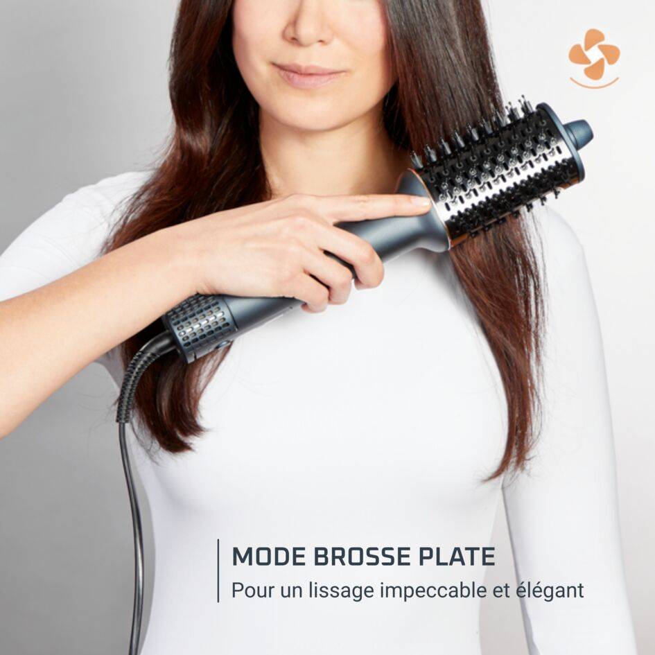 Air Brush 3D UB9720 Brosse soufflante - Coiffage 3-en-1 - 3 vitesses/températures
