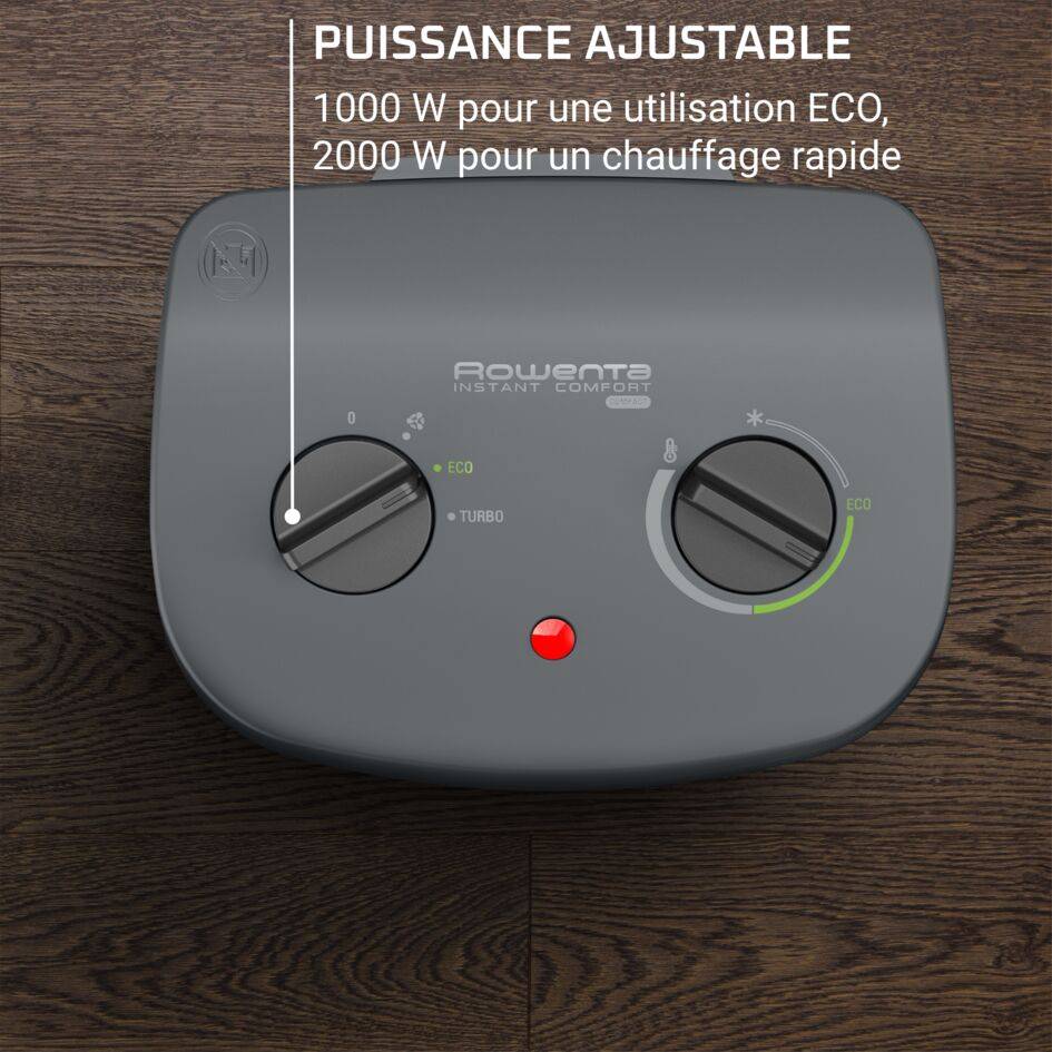 Instant Comfort Compact SO2321 Chauffage électrique - 1.800W - 2 vitesses