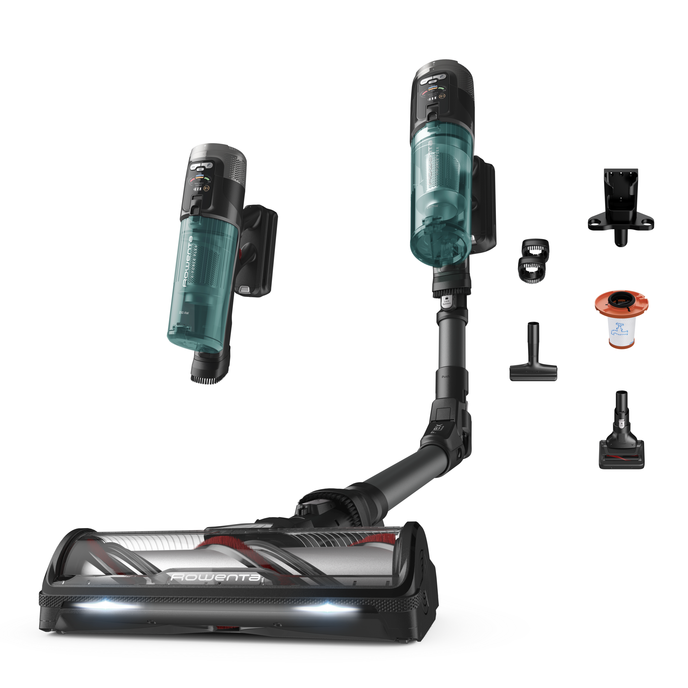 RECONDITIONNE - X-Force Flex 12.60 Neo RH9L42 Aspirateur balai - 150 AirWatts - 60 min d'autonomie - 0,65L