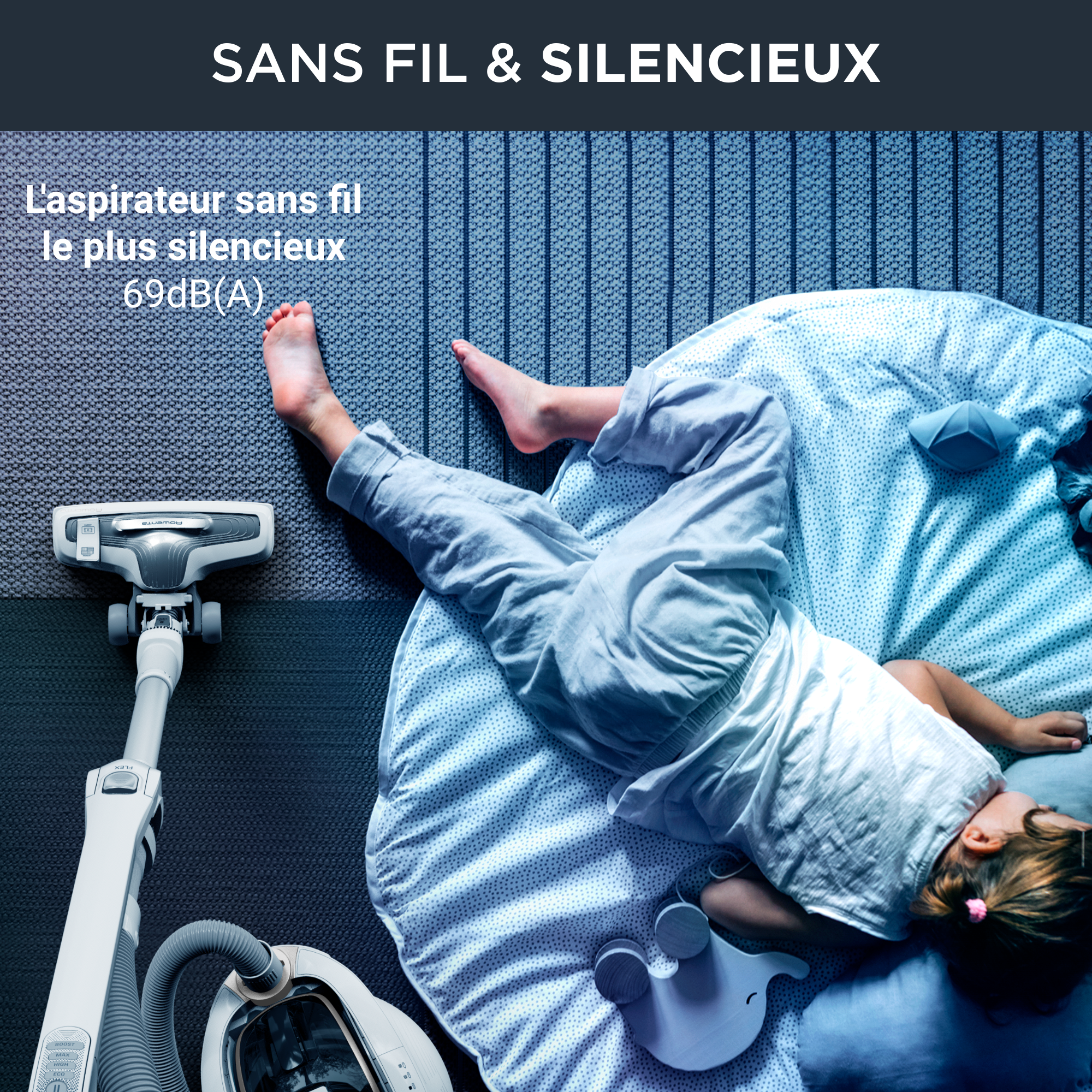 X-Ô IX7767 Aspirateur sans fil - 230 AirWatts - 90 min d'autonomie - 1,0L