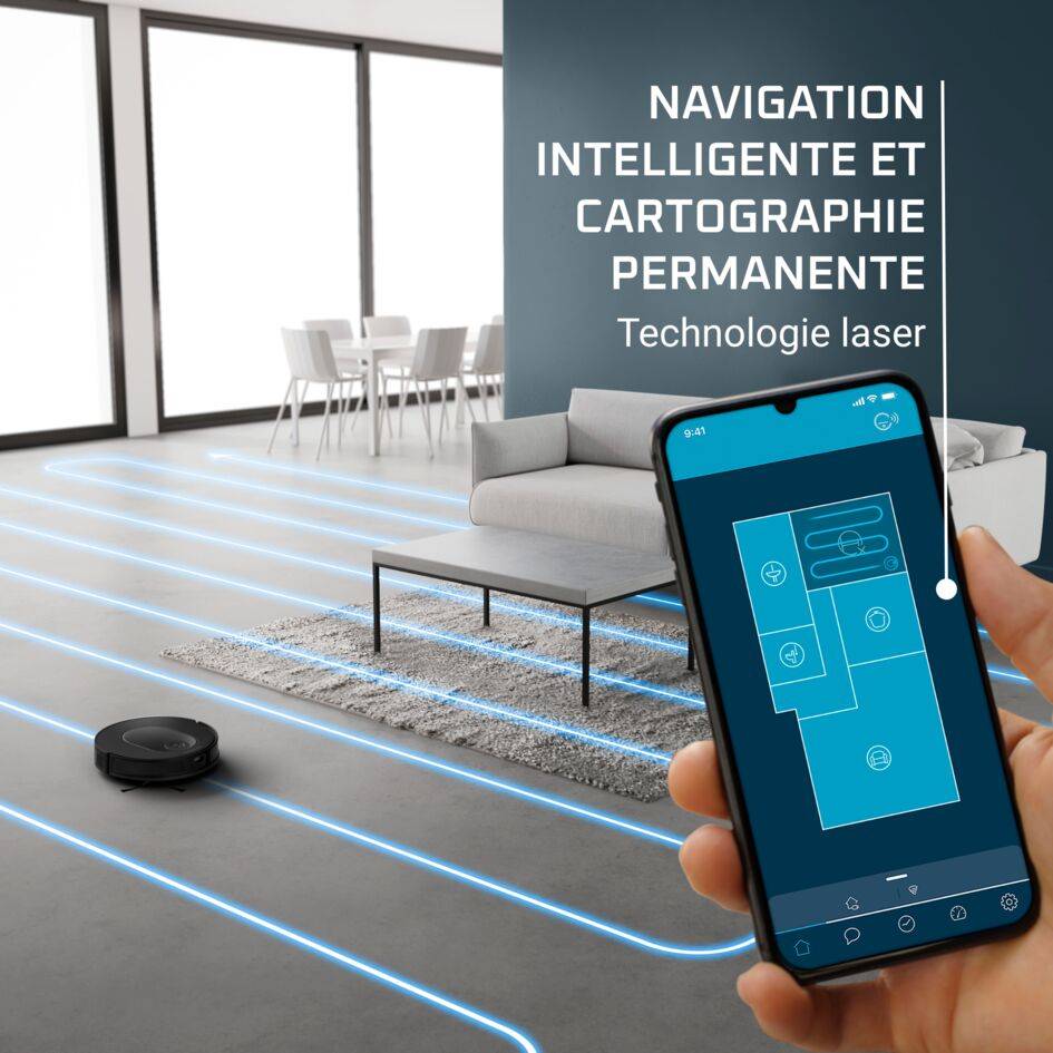 X-PLORER Serie 65+ RR8L85WH Aspirateur robot - 2300 Pa - Technologie Camera + Laser