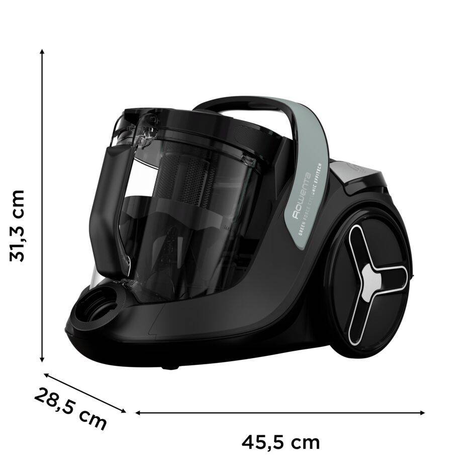 Green Force Cyclonic Effitech® stofzuiger zonder zak RO7C30EA Rowenta