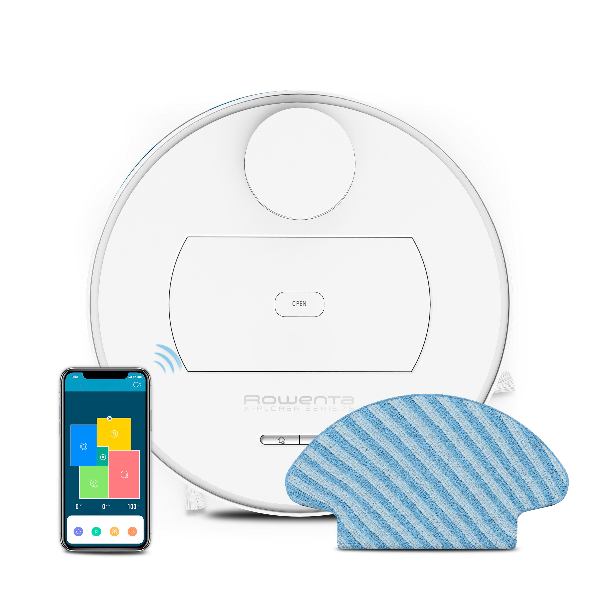 X-Plorer Serie 75 RR7687 Aspirateur robot - 2.700Pa - Technologie : Camera + Laser