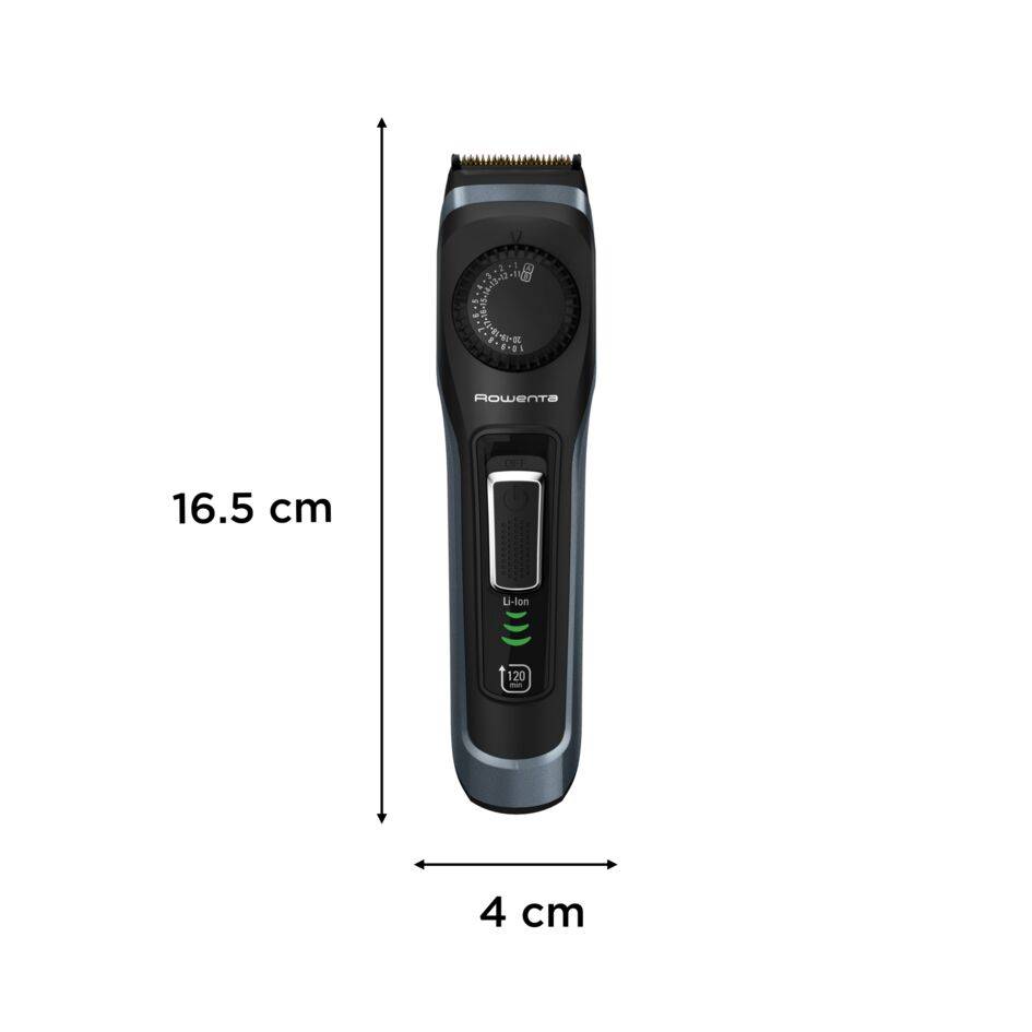 Virtuo TN3804 Tondeuse barbe - 3 accessoires + pochette de transport