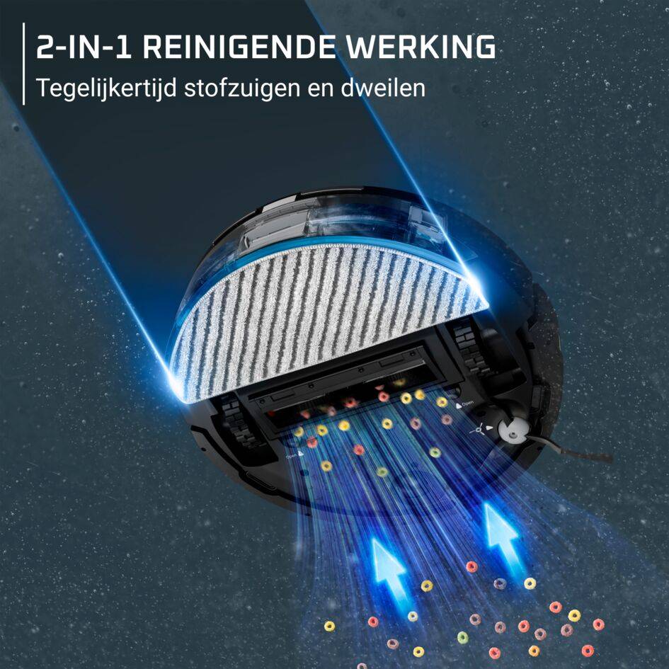 X-Plorer Serie&nbsp;85 RR87C5 Robotstofzuiger - 6.000 Pa - 360° lasertechnologie