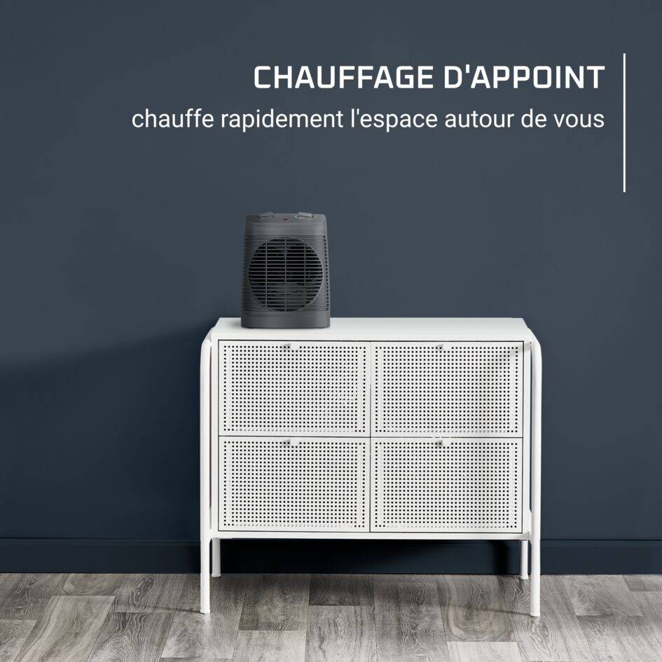 Instant Comfort Compact SO2321 Chauffage électrique - 1.800W - 2 vitesses