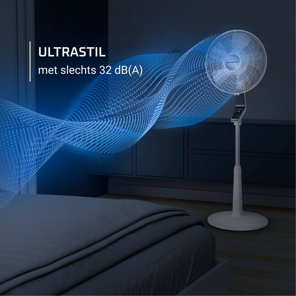 Turbo Silence Extreme VU5690 Staande ventilator - 72 m³/min airflow - 14 snelheden - Ultra-stil: 32 d(B)