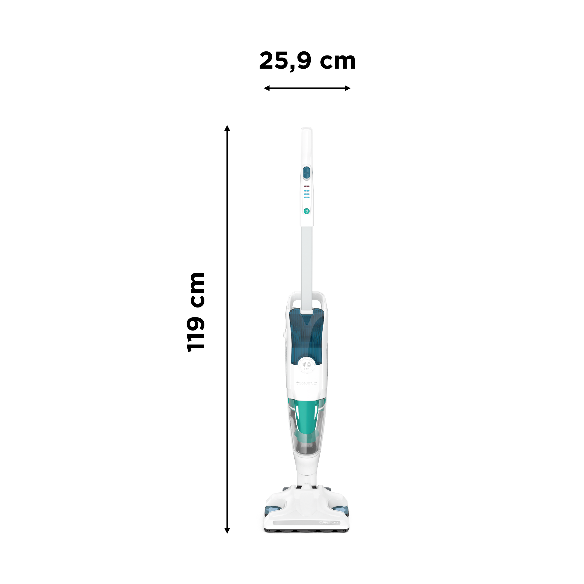 Clean & Steam Revolution RY7777 2-en-1 Nettoyeur vapeur + Aspirateur - 1.500W
