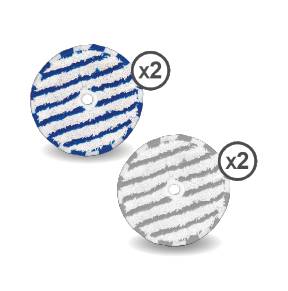 Mops microfibres x4 ZR009503 pour tête Aerospin