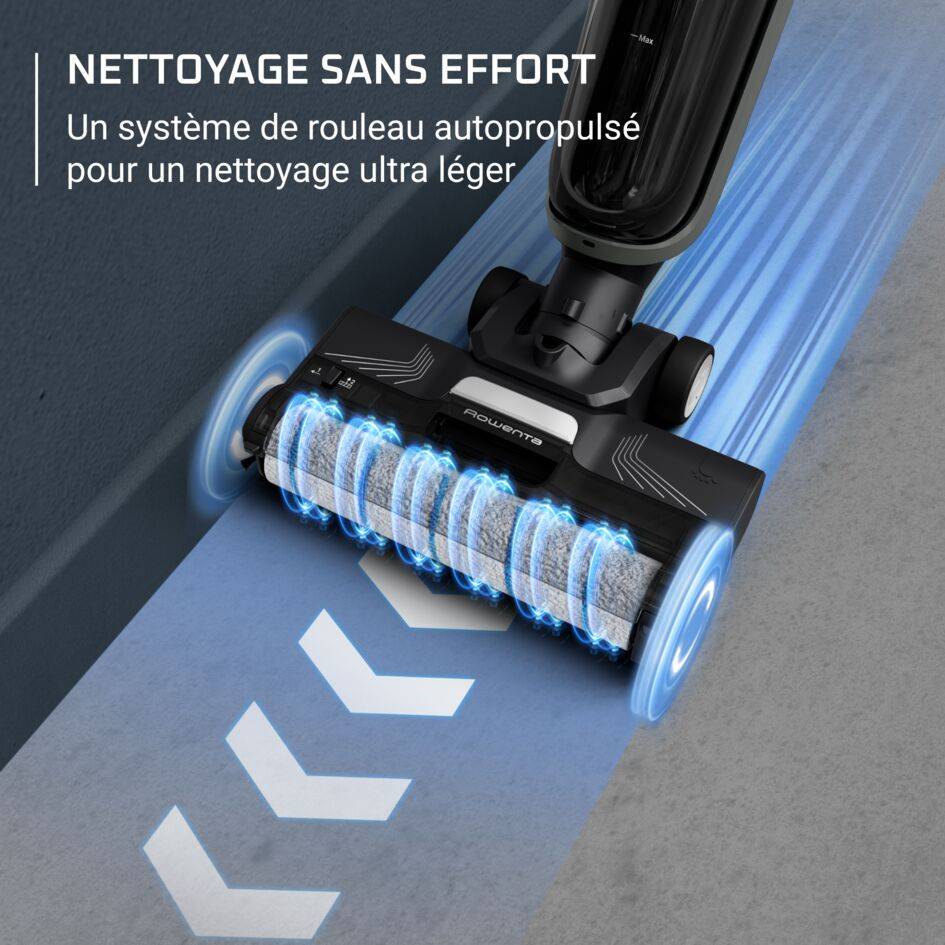 X-Clean 4 GZ5037 Aspirateur laveur 2-en-1  - 50 min d'autonomie - Nettoyage automatique