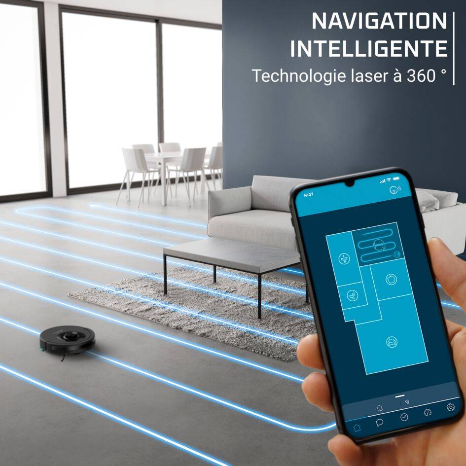 X-Plorer Serie&nbsp;85 RR87C5 Aspirateur robot - 6.000 Pa - Technologie laser à 360°