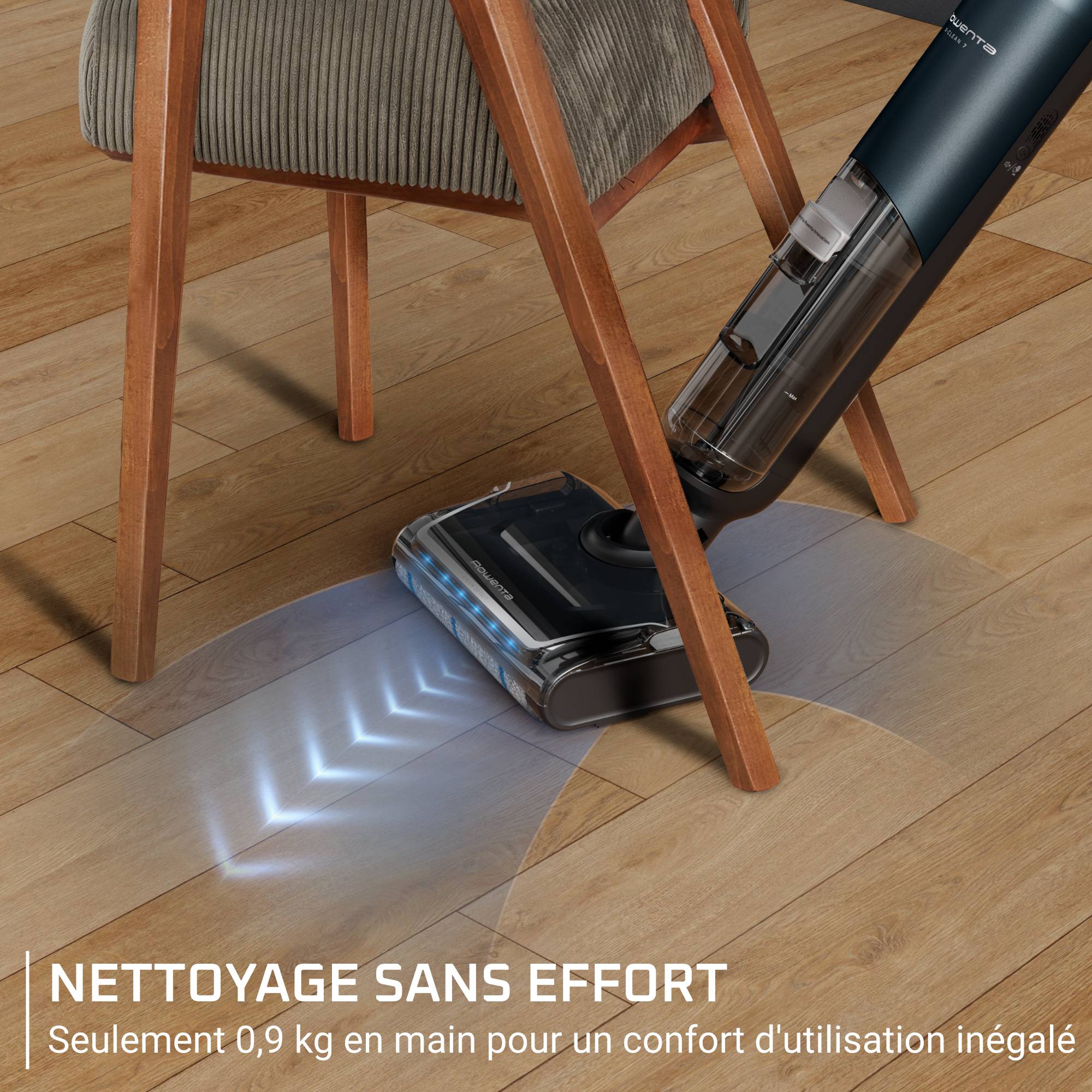 X-Clean 7, Aspirateur laveur sans fil, Longue autonomie, Nettoyage et séchage automatique
