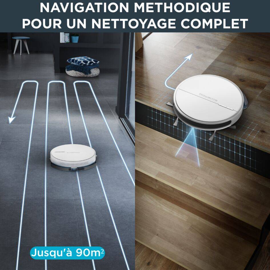 X-Plorer Serie 60 RR7447 Aspirateur robot - 2.300Pa - Technologie : Gyroscope