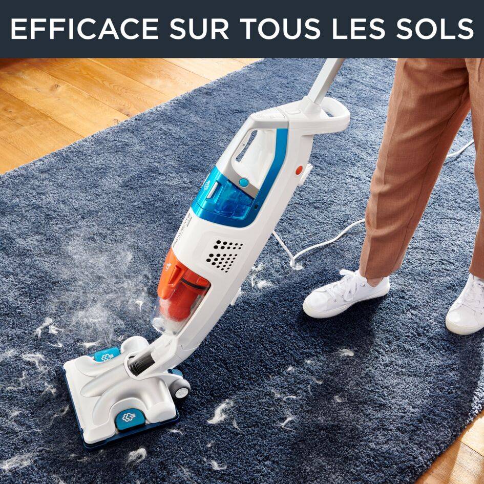Clean & Steam Multi RY8544 3-en-1 Nettoyeur sol + Aspirateur + Nettoyeur vapeur - 1.700W