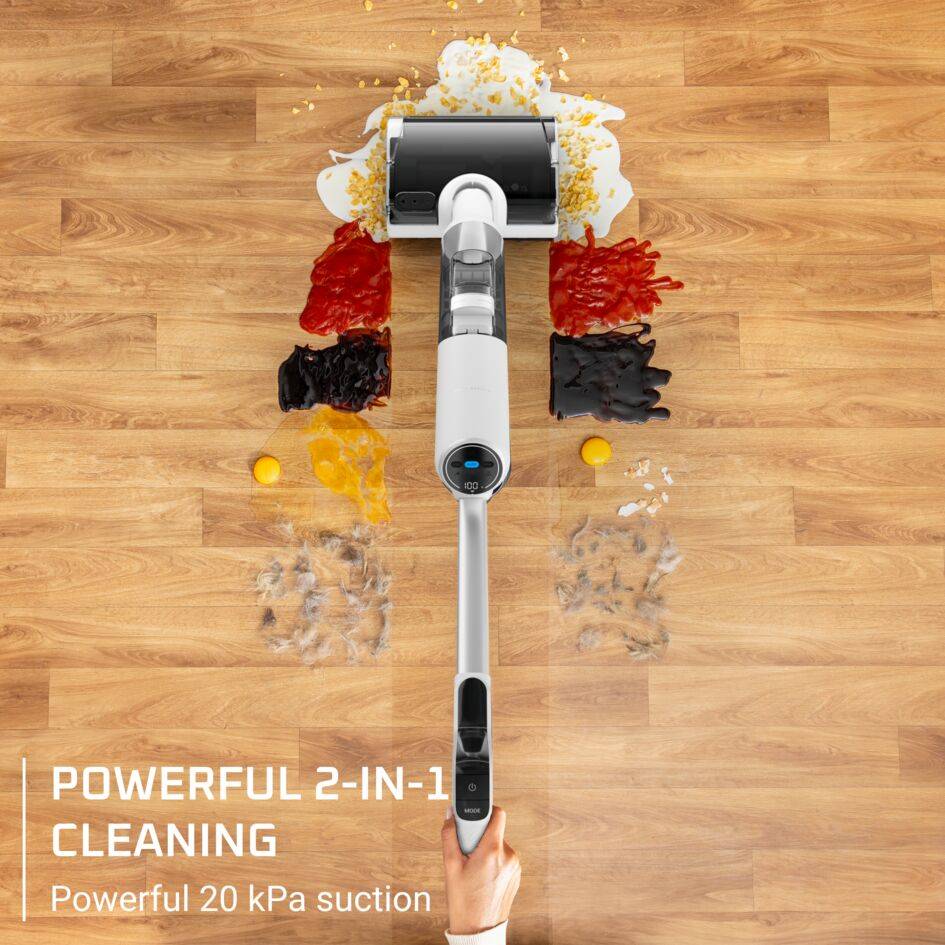 X-Clean 5 Pro GZ5435E0 Aspirateur  laveur 2‑en‑1 - 50 min d'autonomie - Nettoyage et séchage automatique 