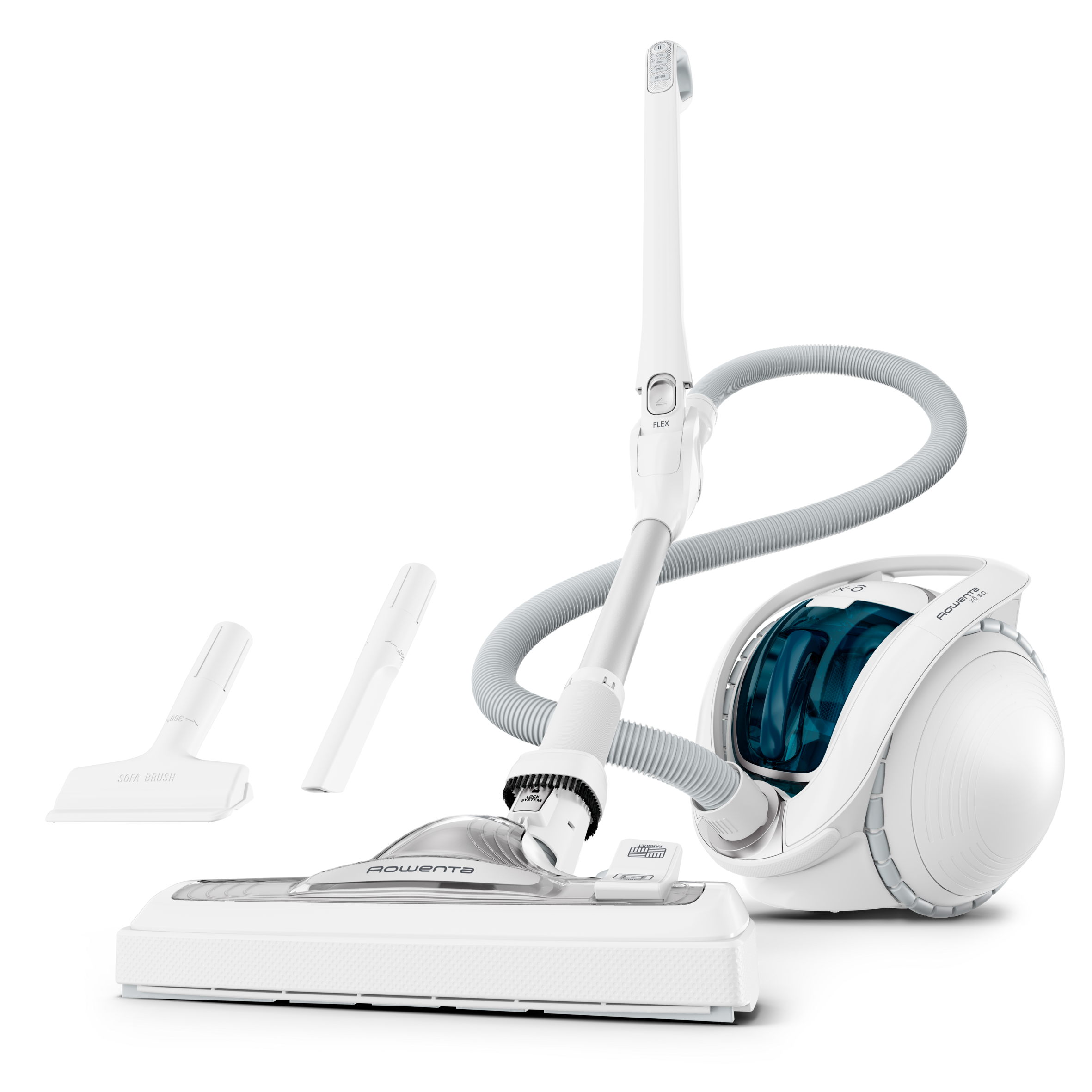 X-Ô IX7767 Draadloze stofzuiger - 230 AirWatt - 90 min autonomie - 1,0L