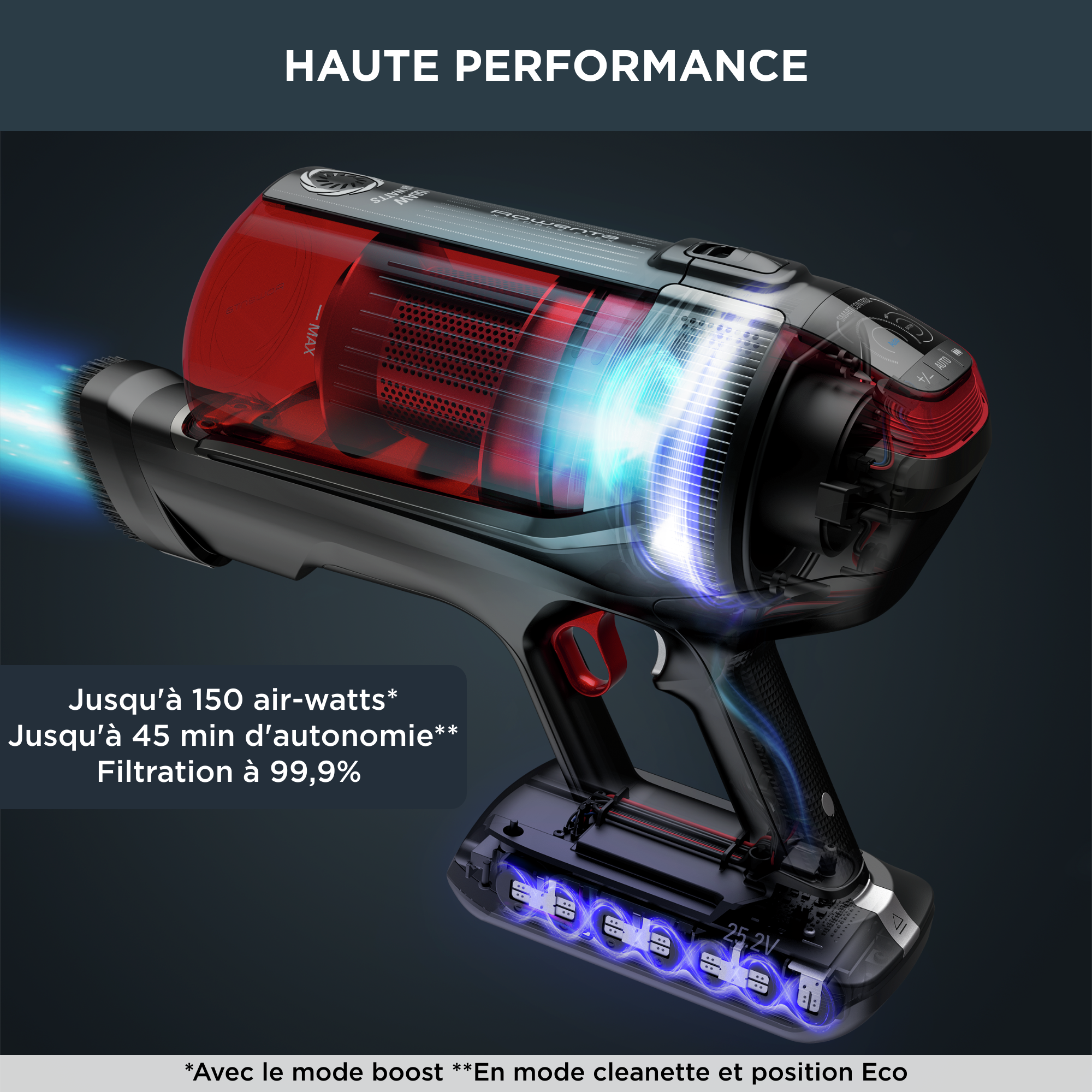 X-Force Flex 12.60 RH98A9 Aspirateur balai