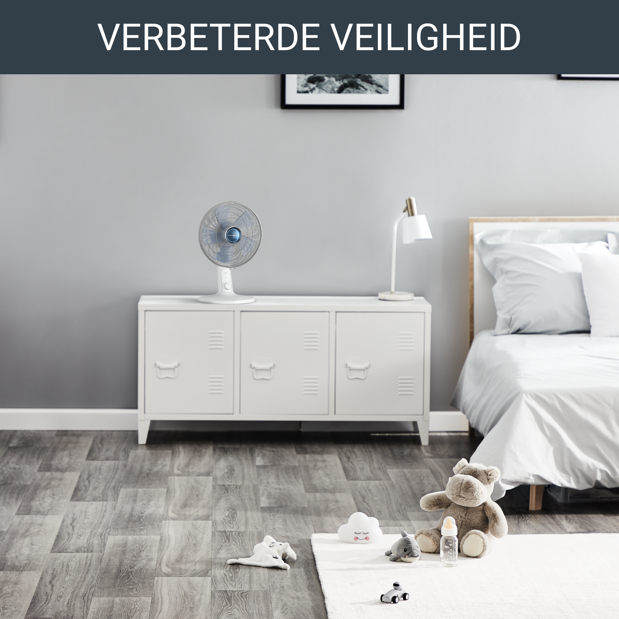 Turbo Silence Extreme+ VU2730 Tafelventilator - 45 m³/min airflow - 4 snelheden - Ultra-stil: 38 d(B)