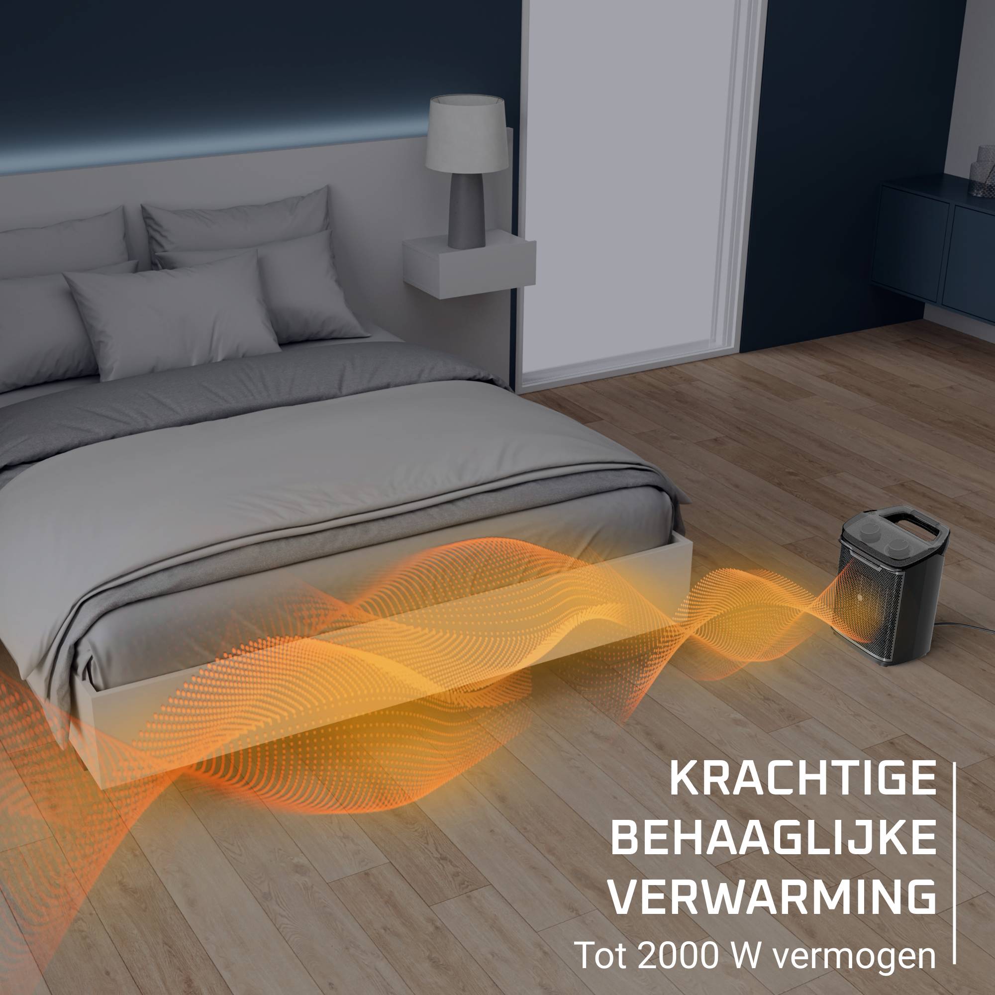 Intense Comfort + Aqua SO9350F0 Elektrische verwarming voor badkamer - 2 000W