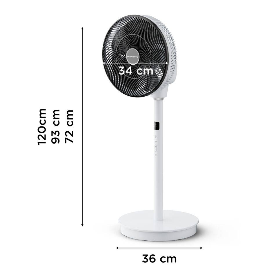 Turbo Swift Silence QV5040 Staande ventilator - 3,7 m/s - Intense verfrissing - Stil