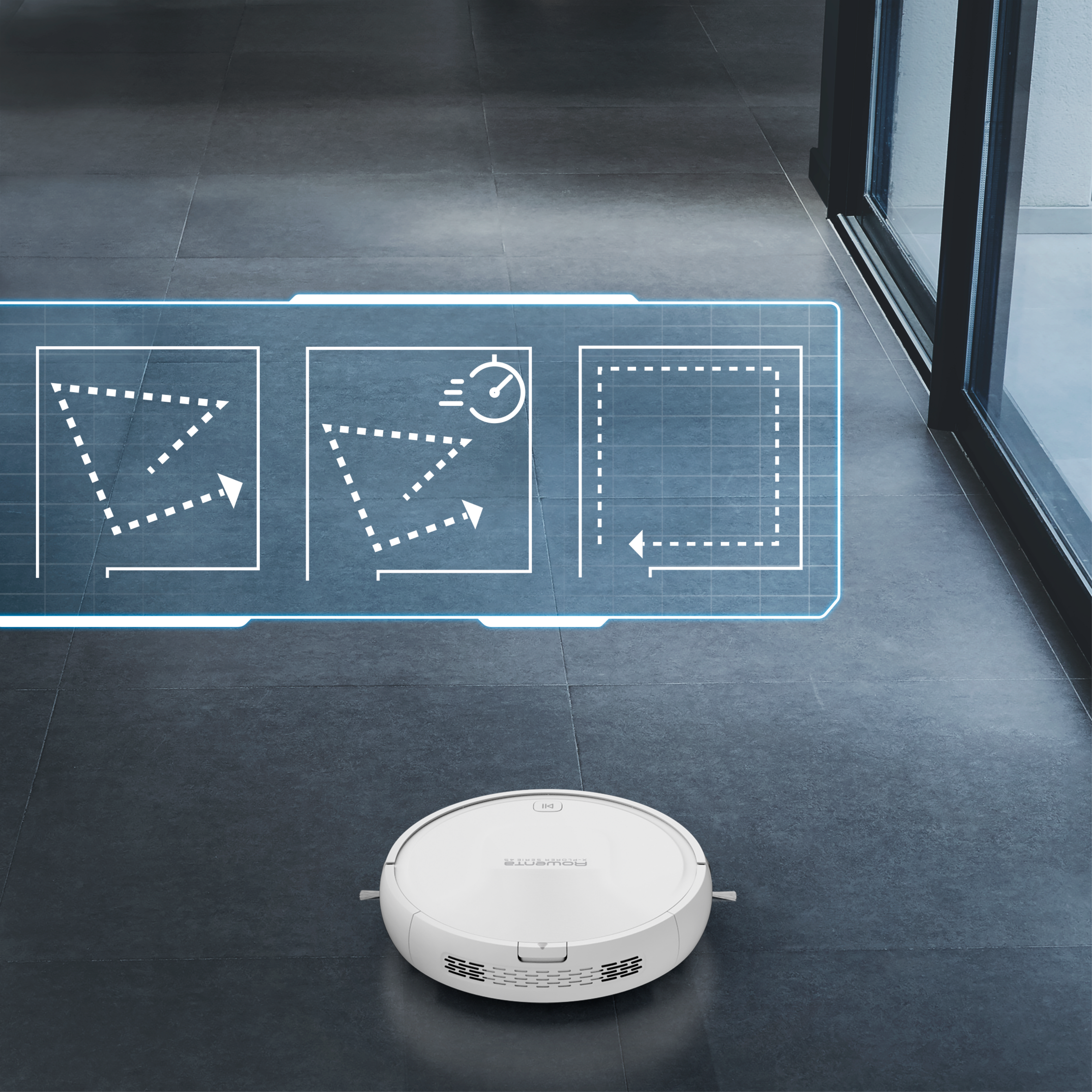 X-Plorer Serie 45 RR8227 Aspirateur robot - 1.200Pa - Technologie : Infrarouge