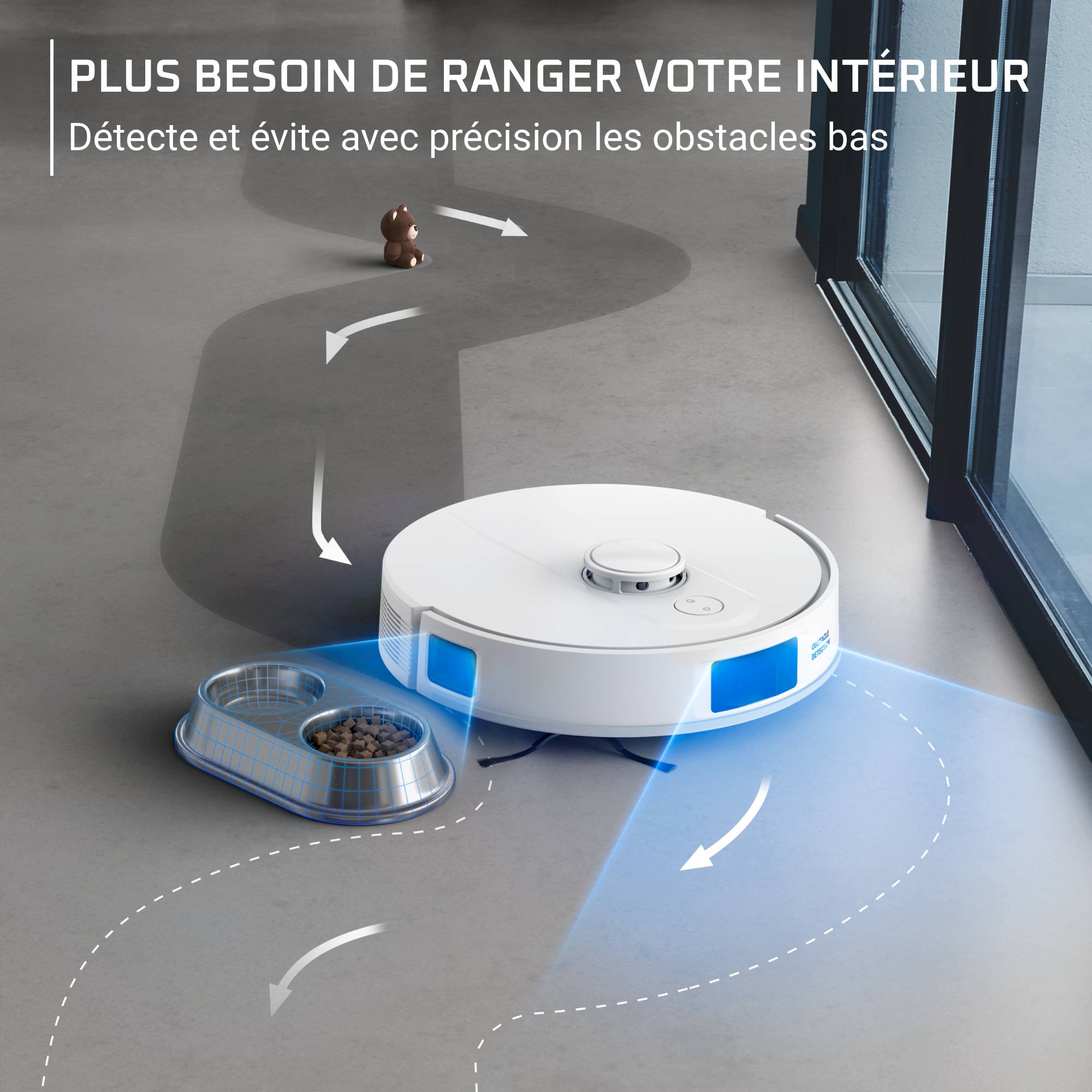 Aspirateur robot X-PLORER SERIE 140, Modèle Animal & Allergy RR9177WH