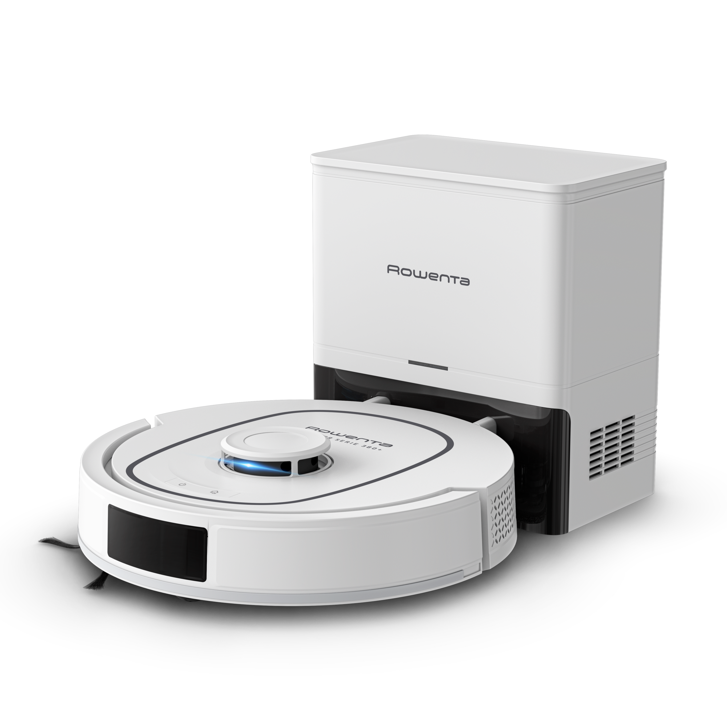 X‑Plorer Serie 380+ RR89U7E0 Aspirateur robot avec station de vidage automatique - 8.000Pa - Modèle Allergie & Animaux