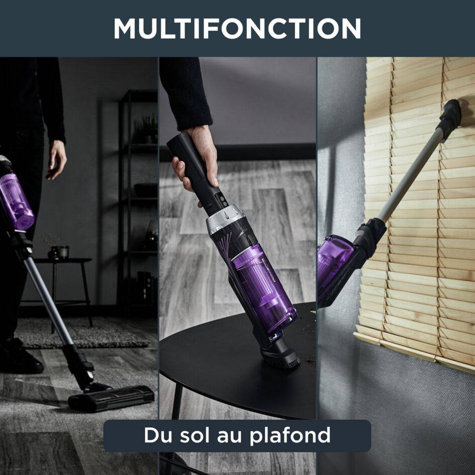 X-Nano RH1128 Aspirateur balai - 20 AirWatt - 40 min autonomie - 0,25L