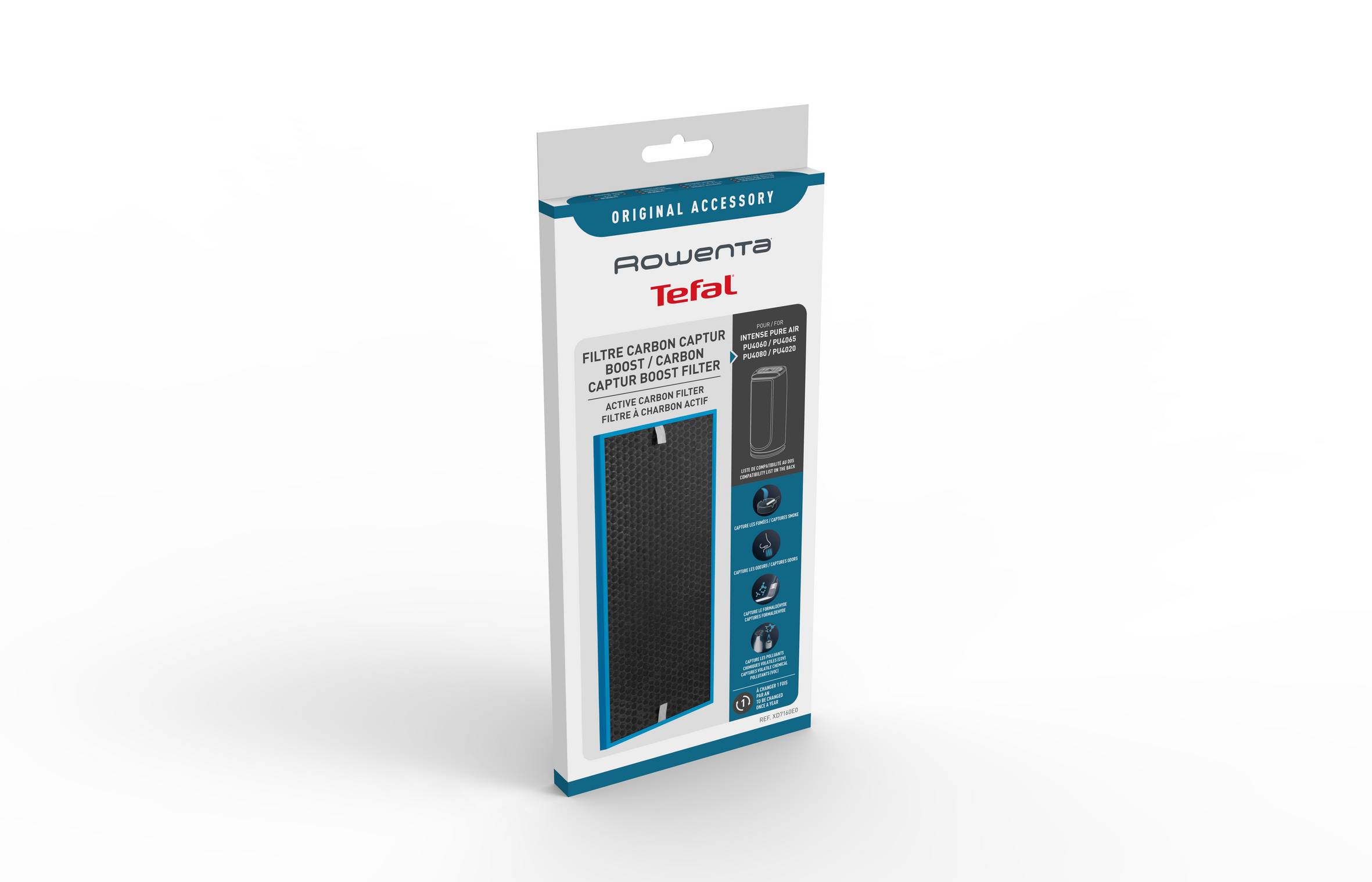 FILTRE CARBON CAPTUR BOOST XD7160E0 pour Intense Pure Air