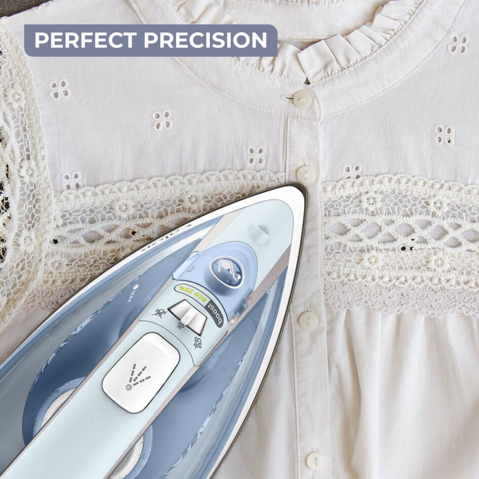 Steam Iron Virtuo, 1800W, 24 g/Minute Cont. Steam Output, Precision Tip