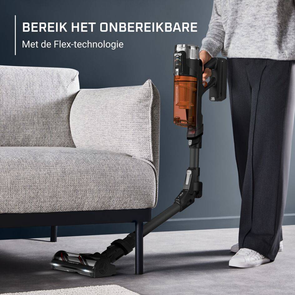 X-Force Flex 13.60 RH9A30 Steelstofzuiger - 150 AirWatt - 60 min autonomie - 0,65L