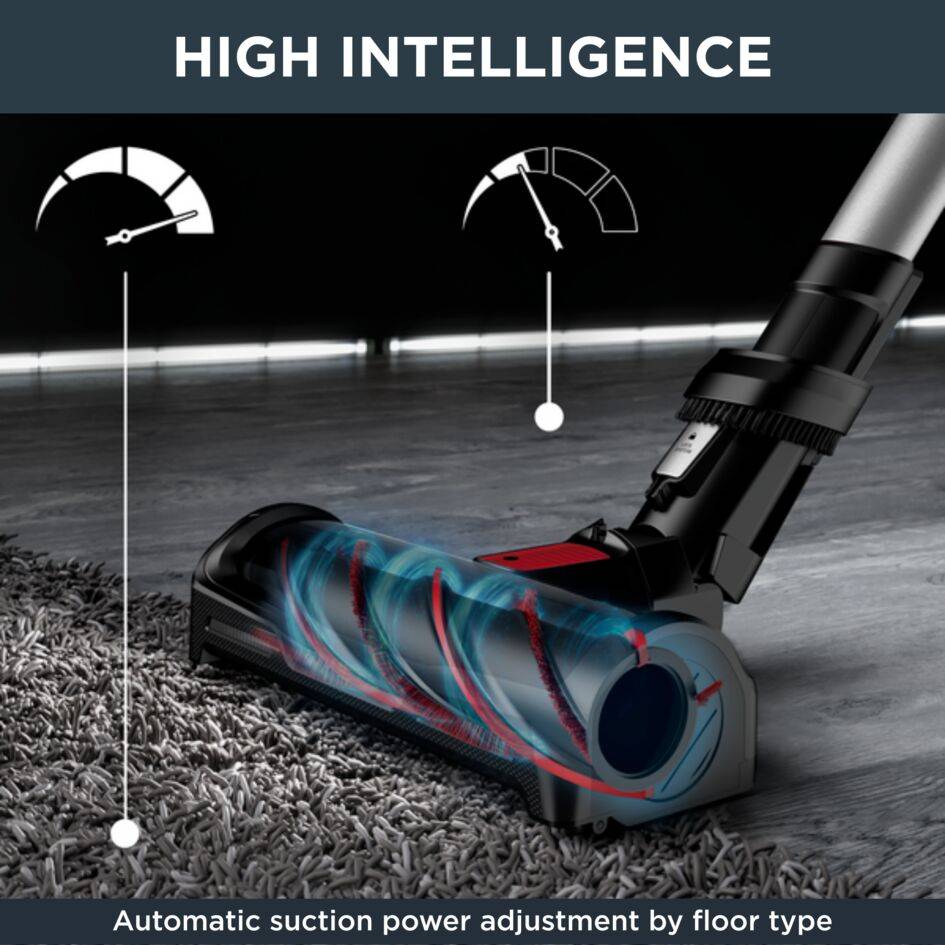 X-Force Flex 12.60 Draadloze Stofzuiger, Animal Care-model, aluminium