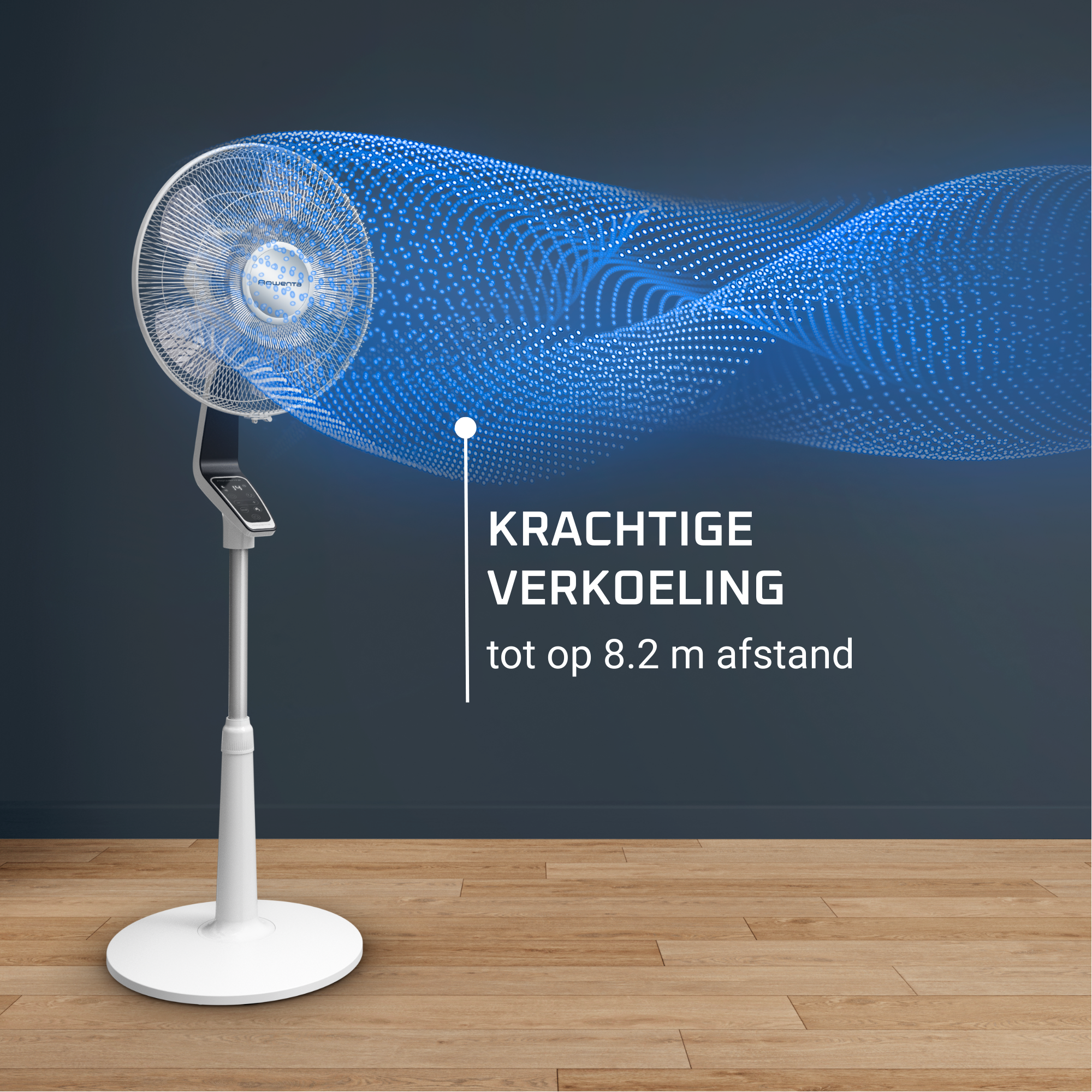 Turbo Silence Extreme VU5690 Staande ventilator - 72 m³/min airflow - 14 snelheden - Ultra-stil: 32 d(B)