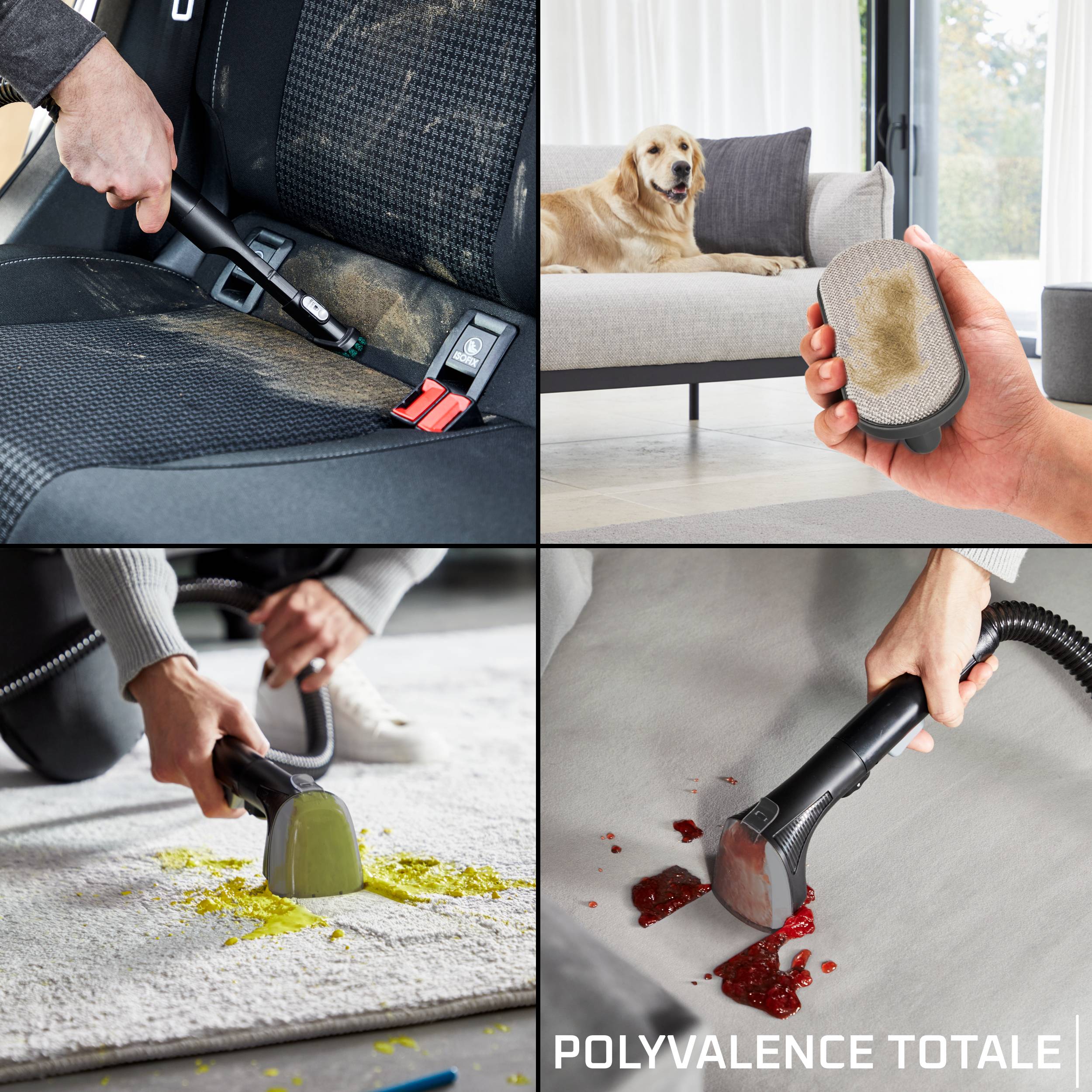 Clean It Compact, Détacheur, Nettoyeur de tapis, Résultats rapides, Design compact