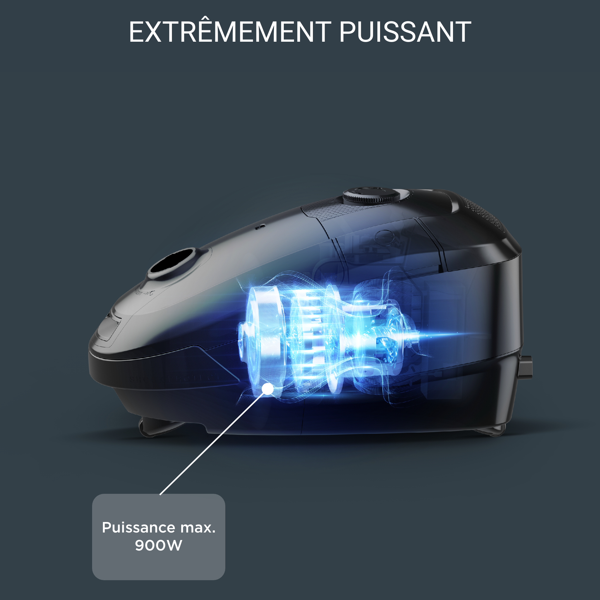 Power XXL RO3143 Aspirateur avec sac