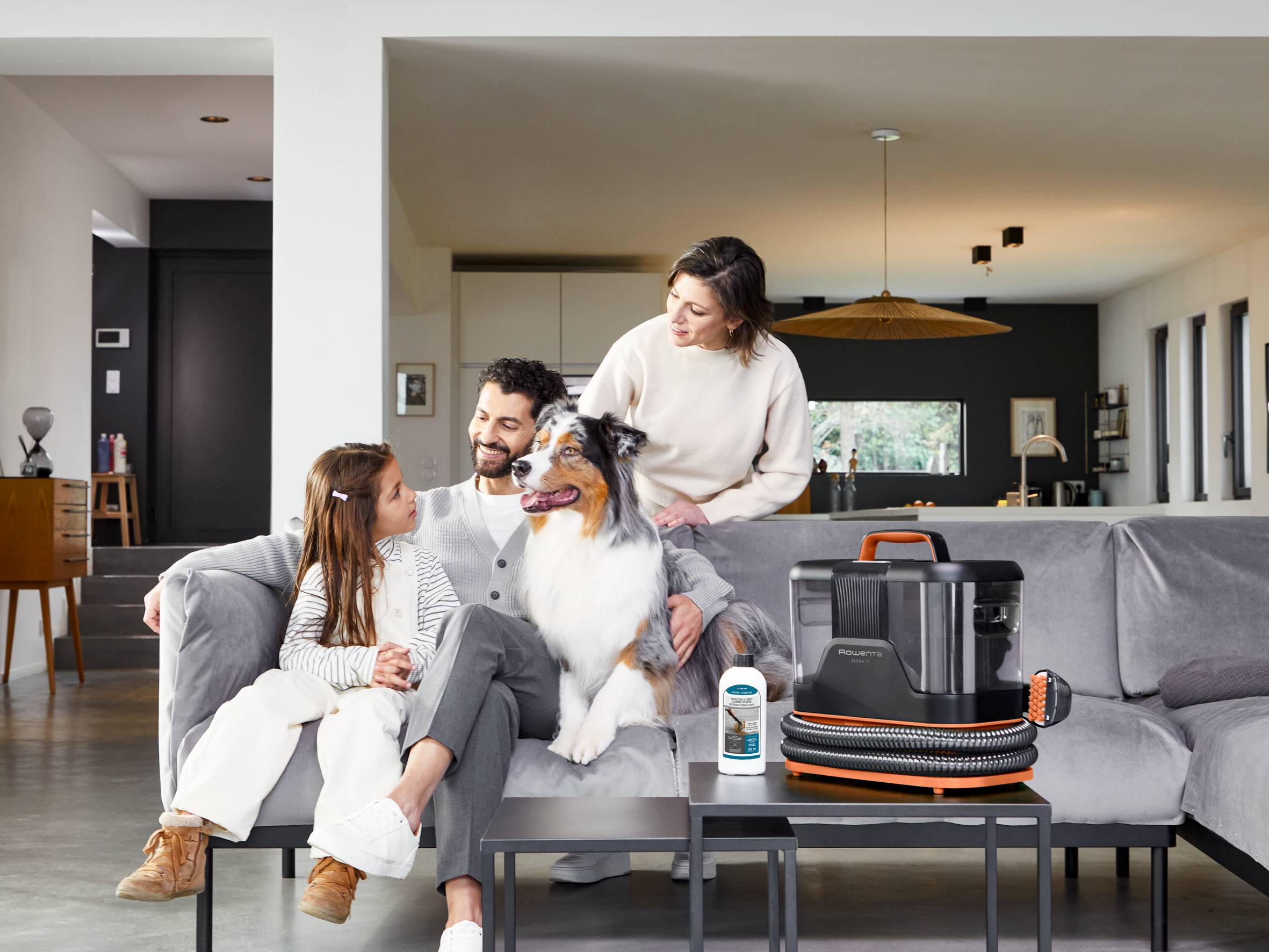 SOLUTION NETTOYANTE ANIMAUX POUR TISSUS & TAPIS - 1L XD5320F0