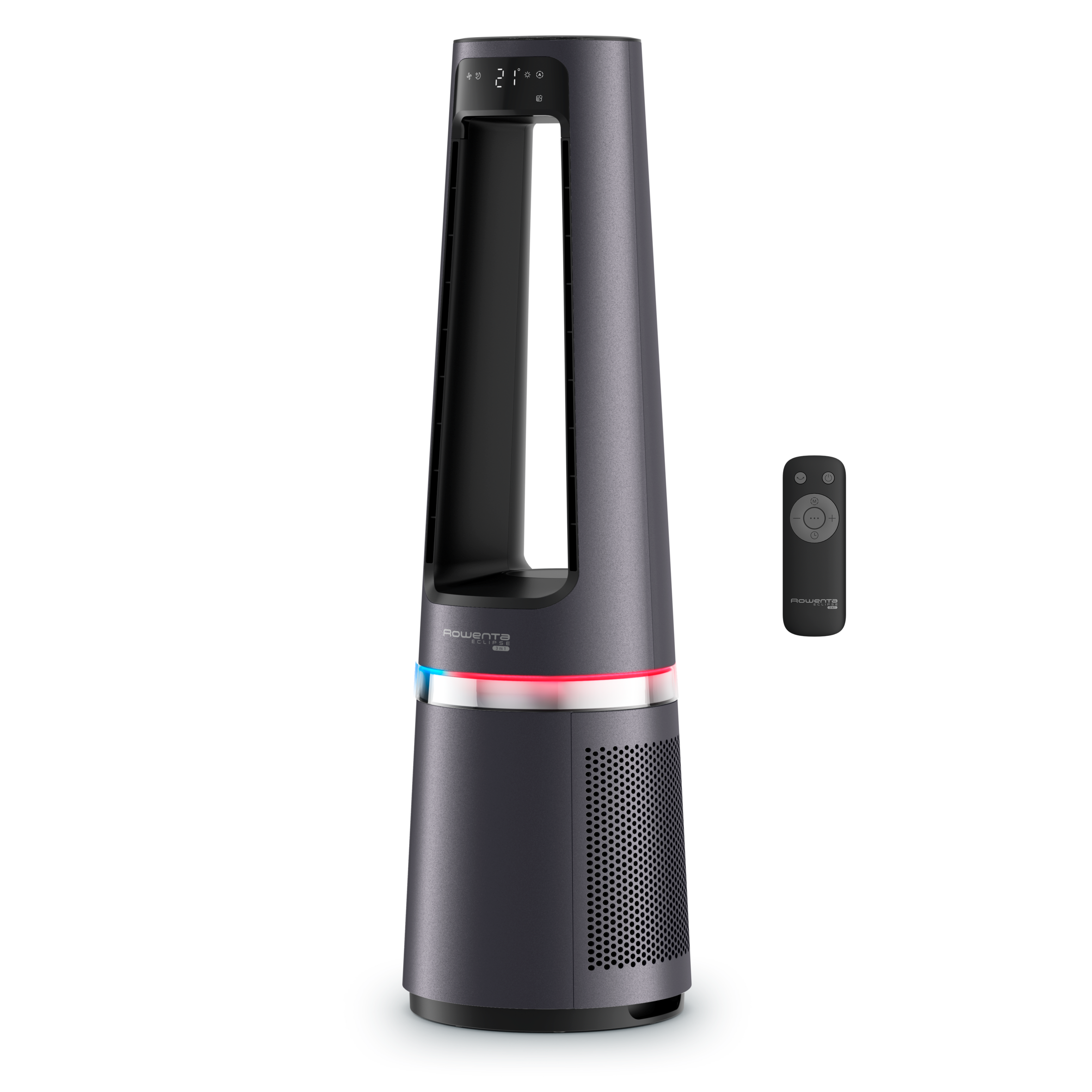 Eclipse 3-in-1 QU5062 Purificateur, Ventilateur & Chauffage - 32 db(A) - 25 à 35 m²