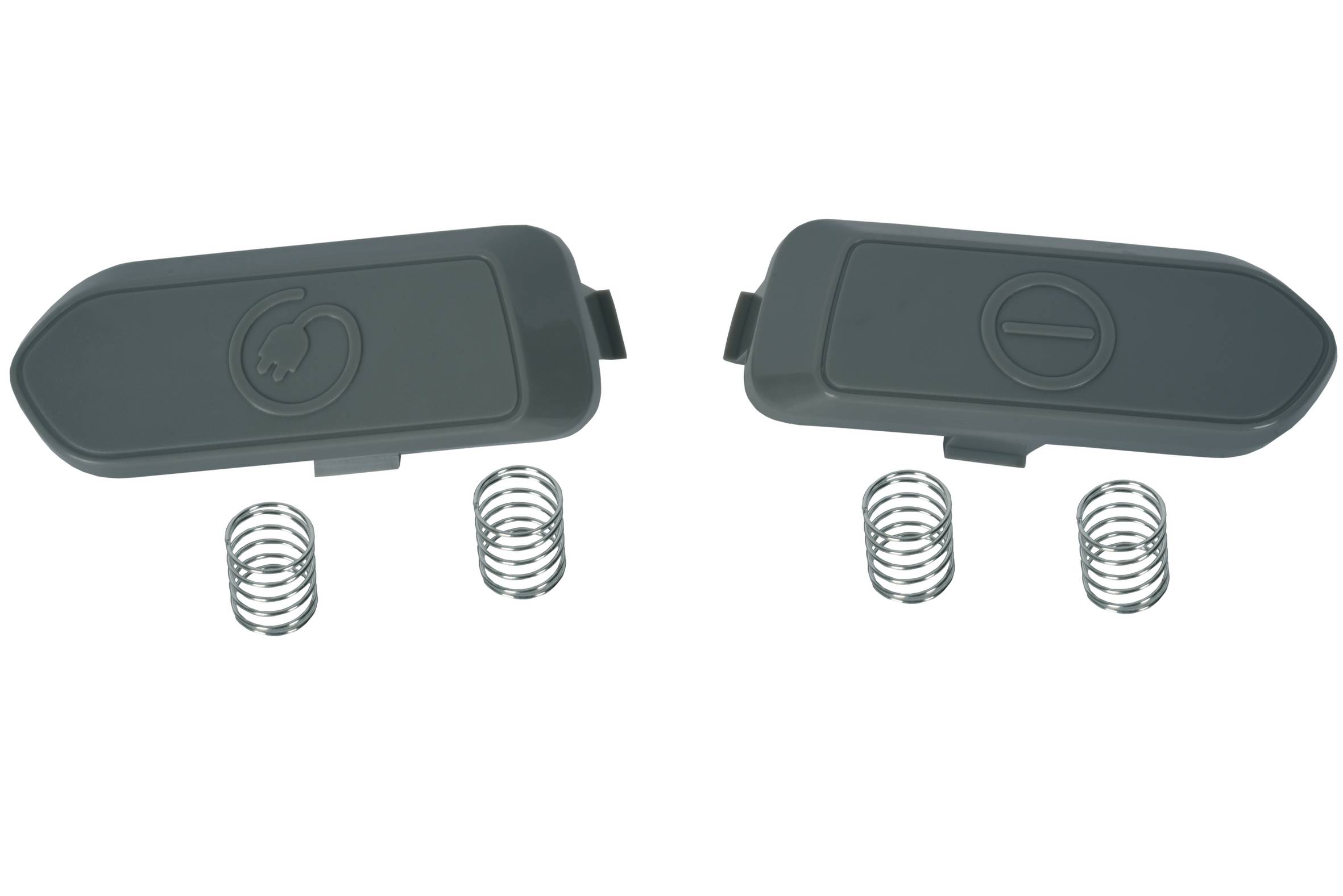 Lot de 2 pédales grises et les ressorts SS-7235005032